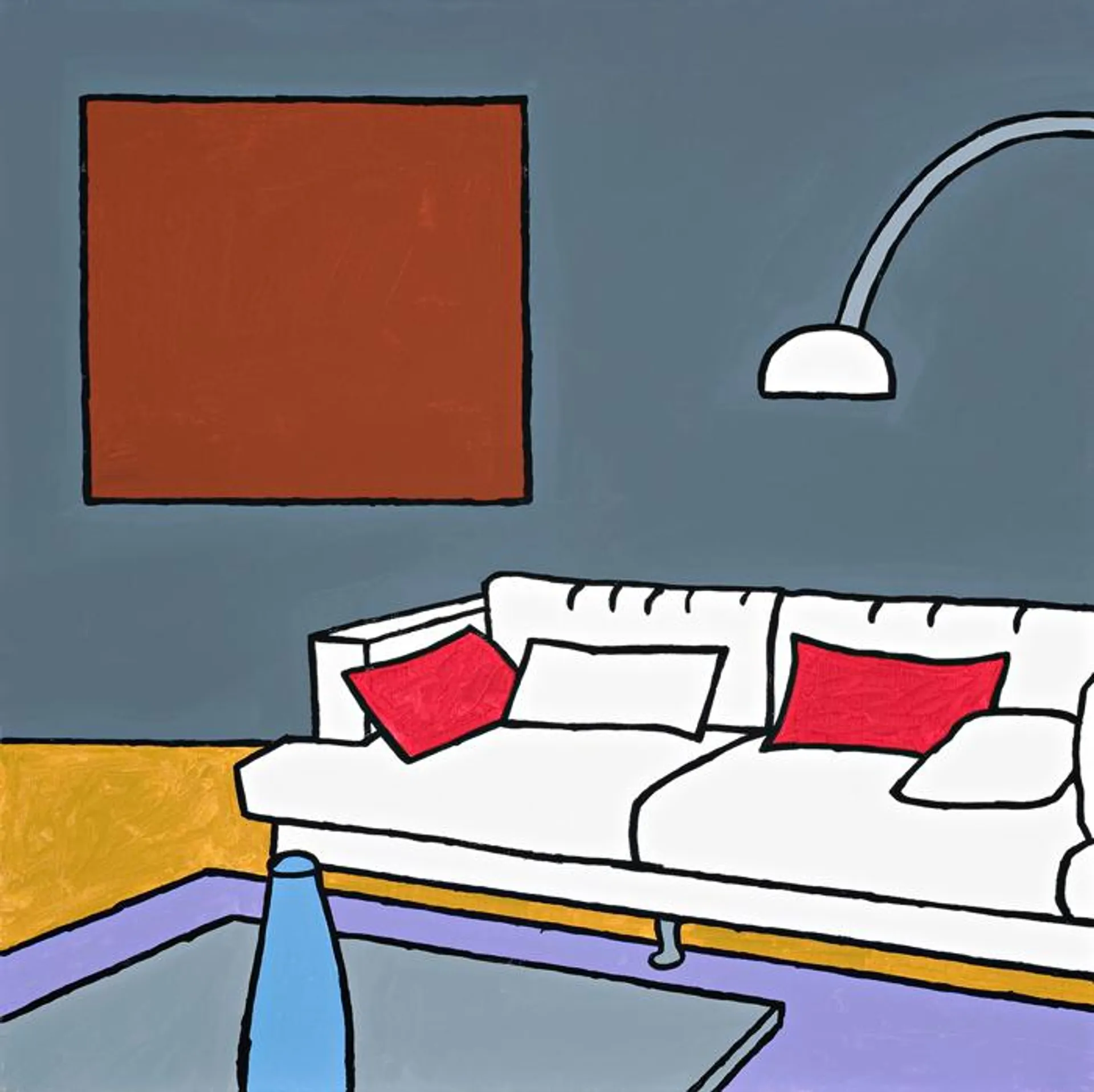 JOHN CITIZEN: INTERIOR (ARCO LAMP)