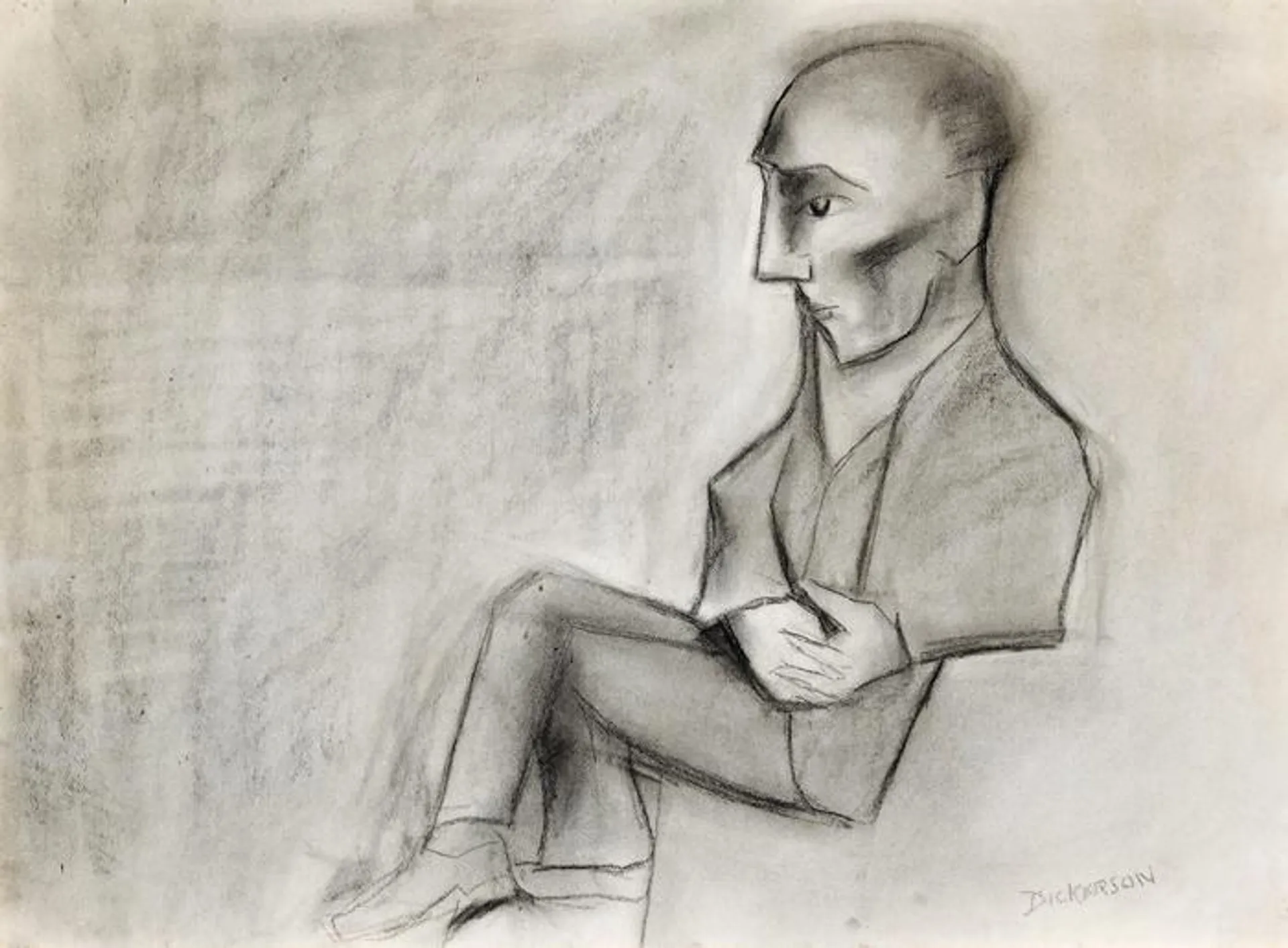 MAN ON A PARK BENCH