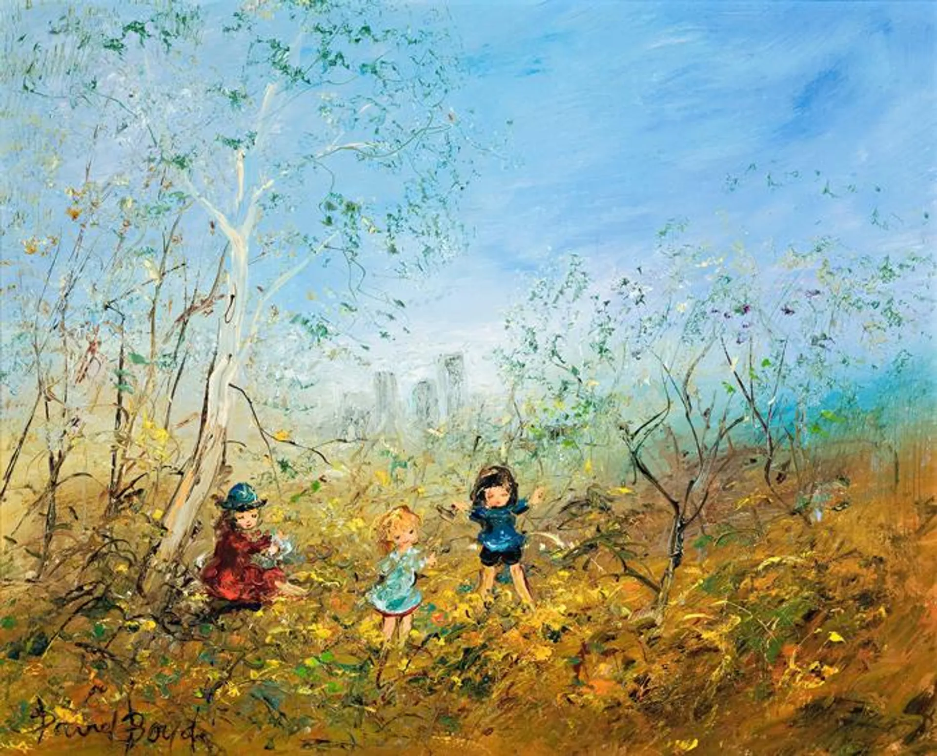 CHILDREN PLAYING IN THE PARK