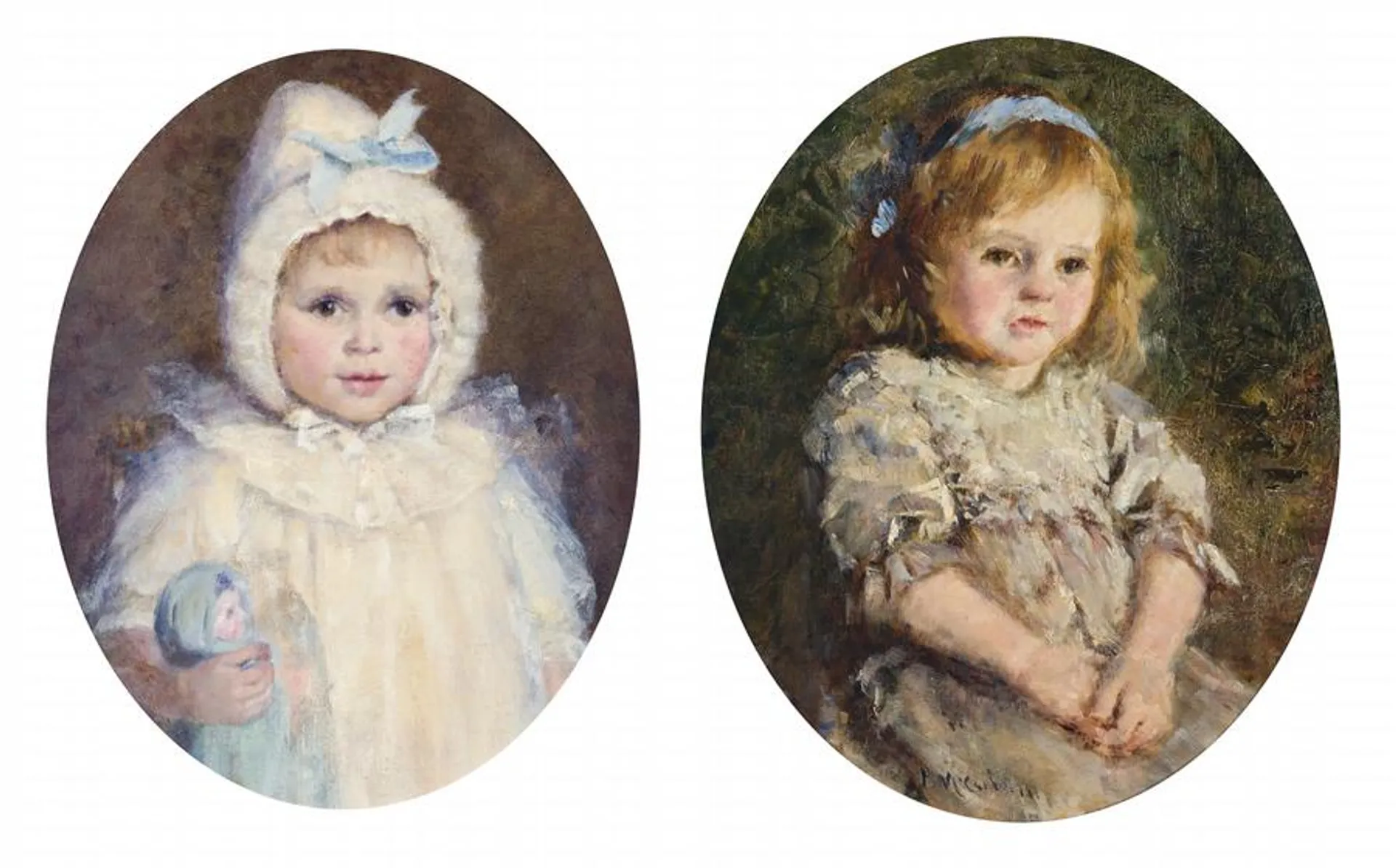 (i) MARY McCUBBIN, c.1893 – 94 (ii) KATHLEEN McCUBBIN