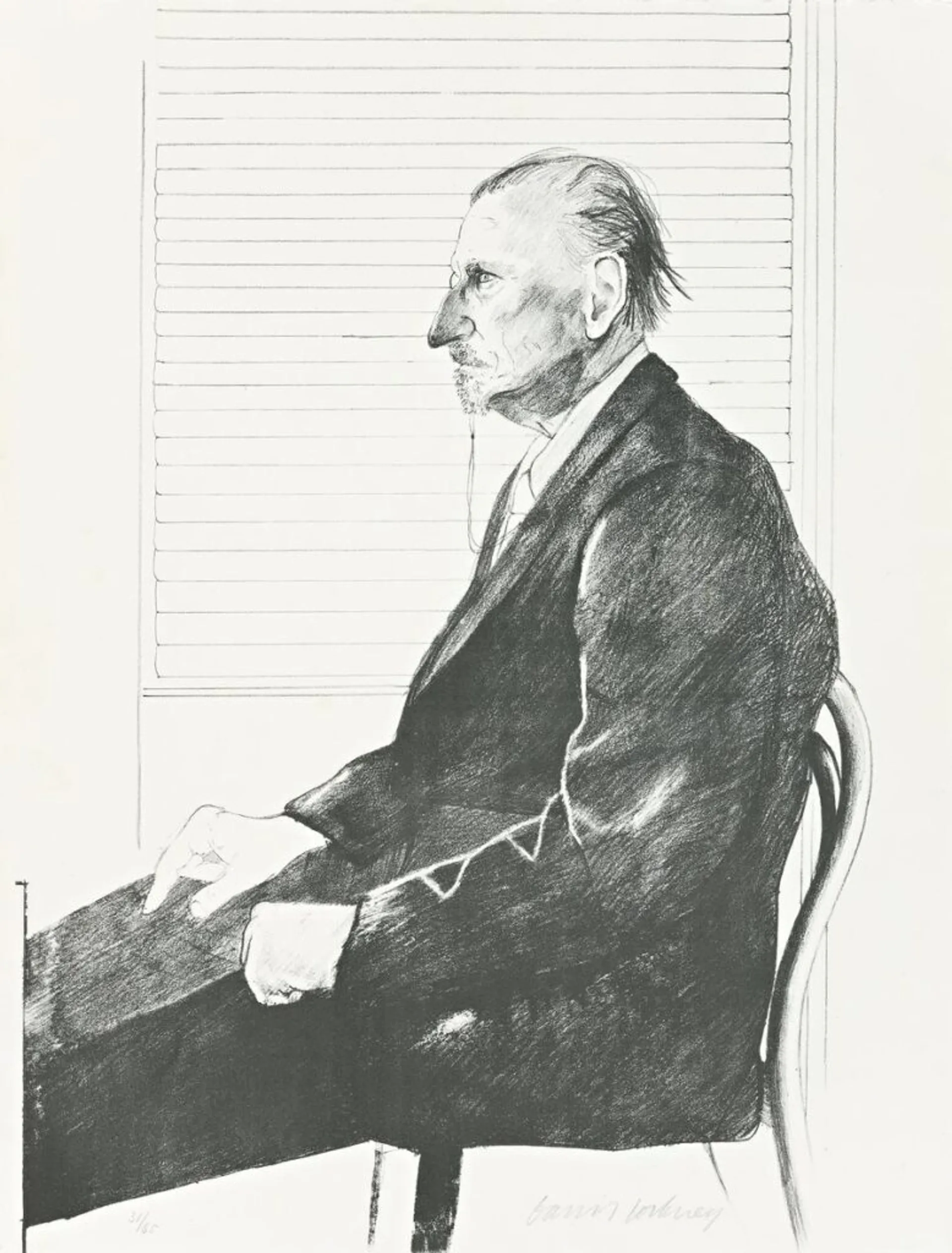 THE PRINT COLLECTOR (PORTRAIT OF FELIX H. MAN)