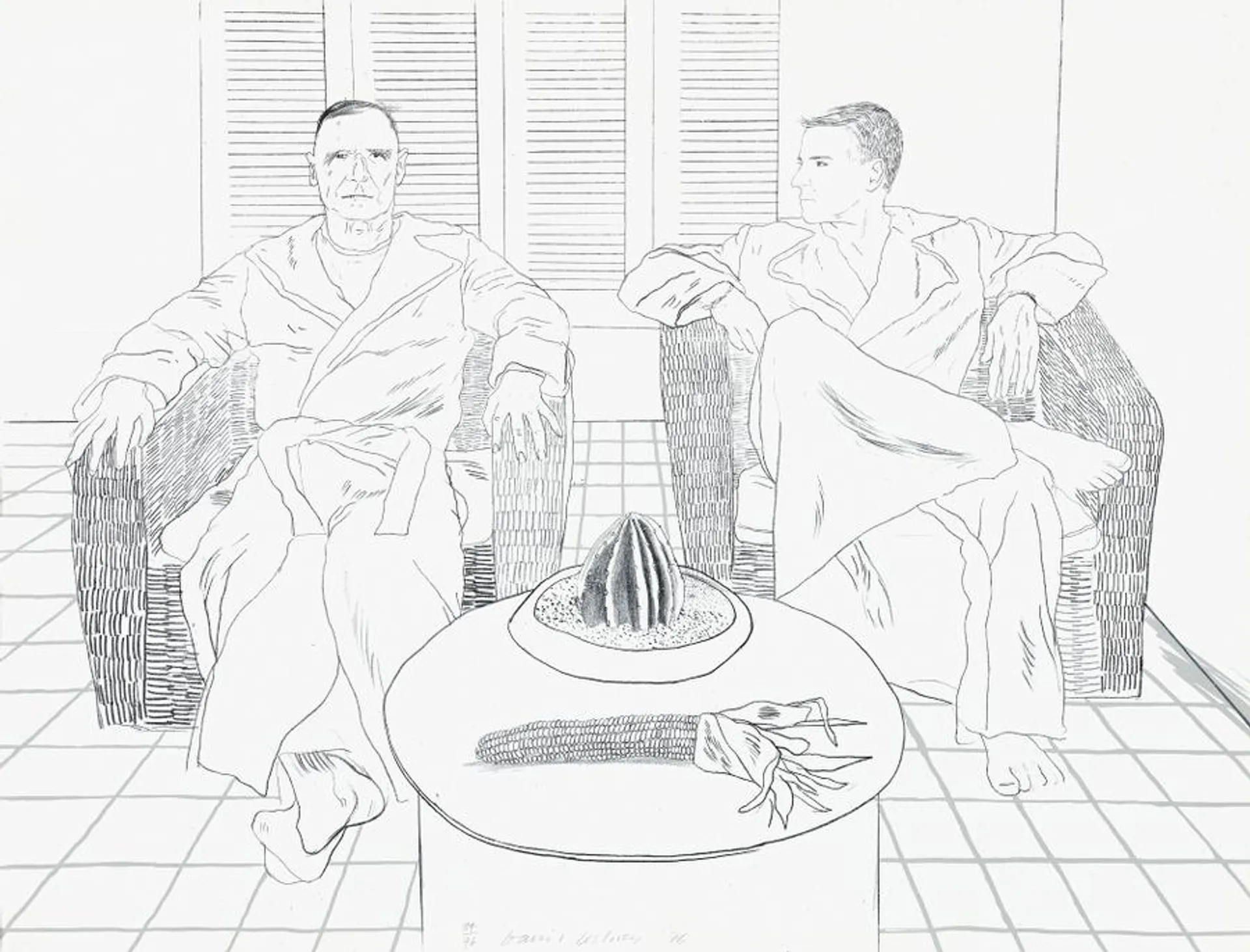 CHRISTOPHER ISHERWOOD AND DON BACHARDY