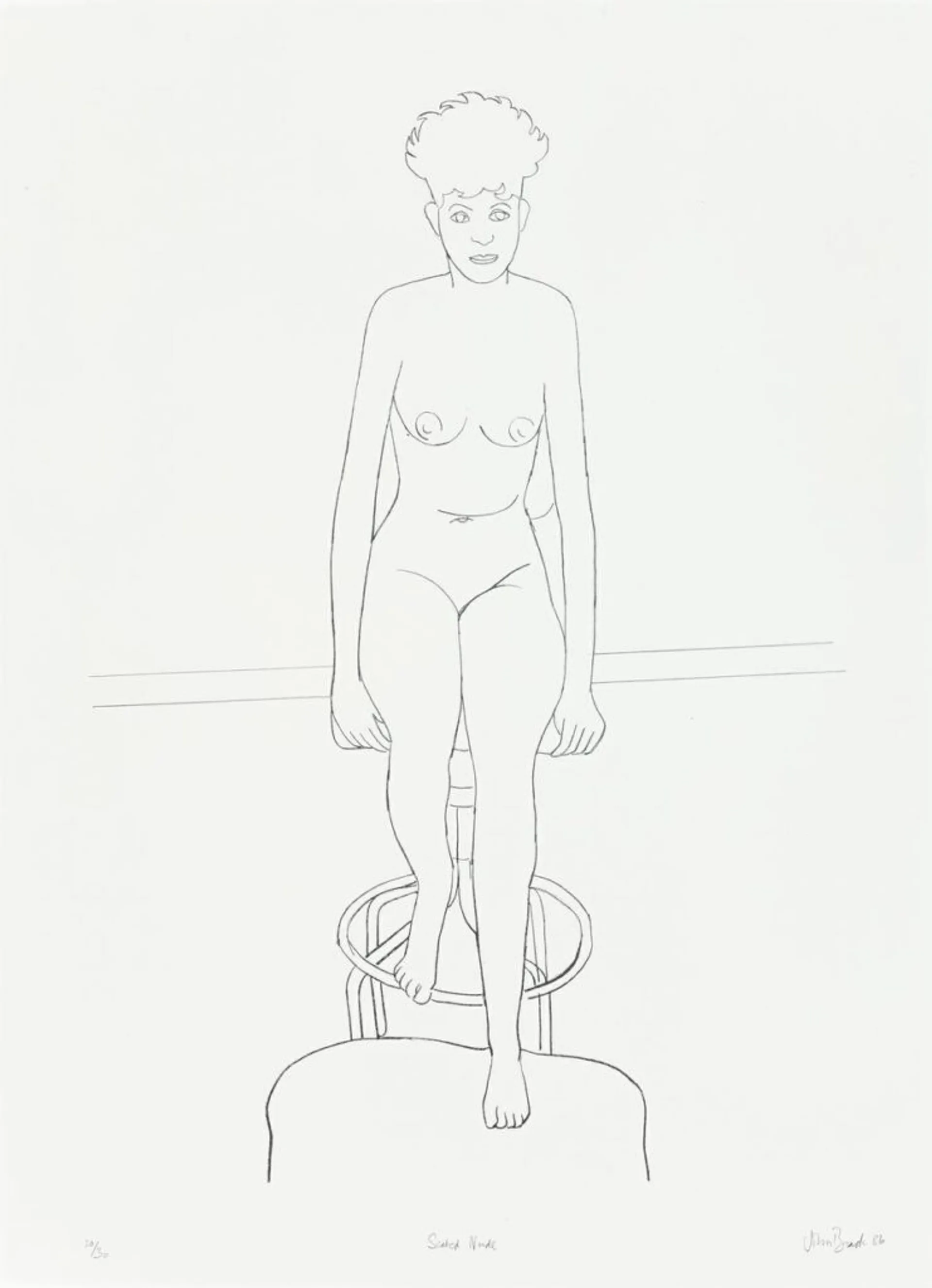 SEATED NUDE