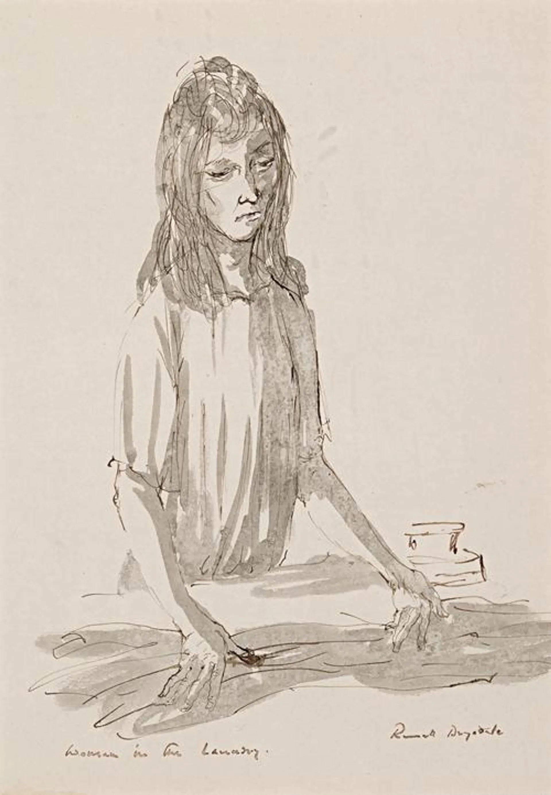 WOMAN IN THE LAUNDRY