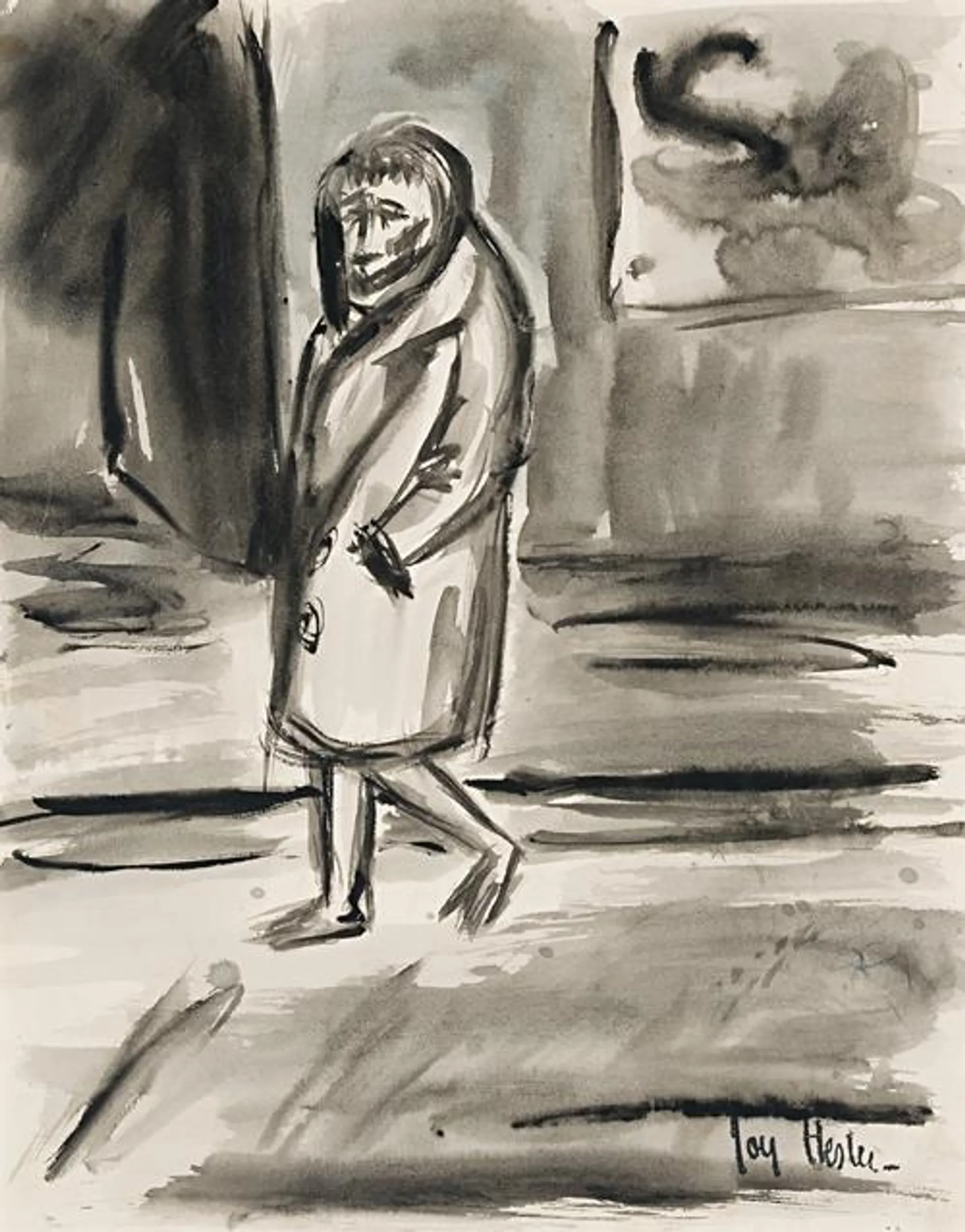 WOMAN IN THE STREET