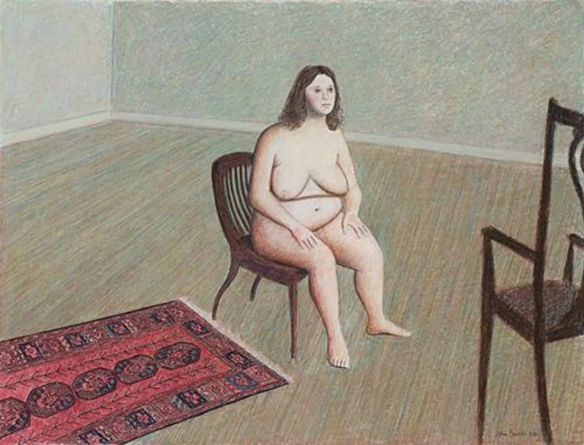 NUDE ON A SMALL CHAIR