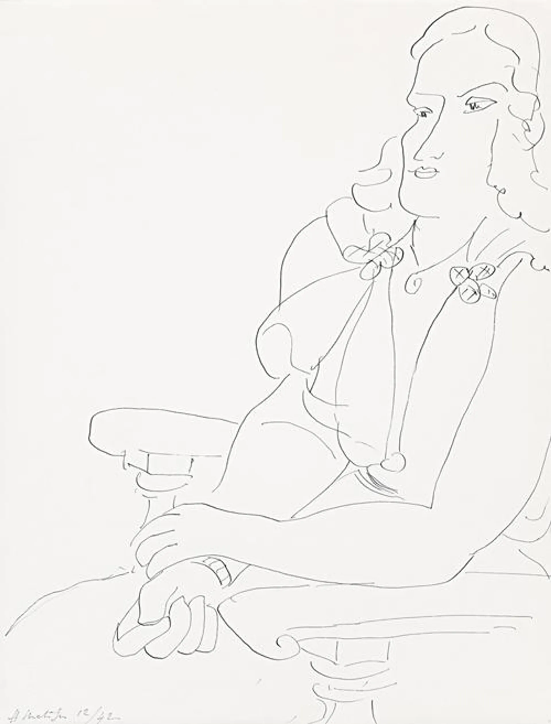 JEUNE FEMME ASSISE (YOUNG WOMAN SEATED)