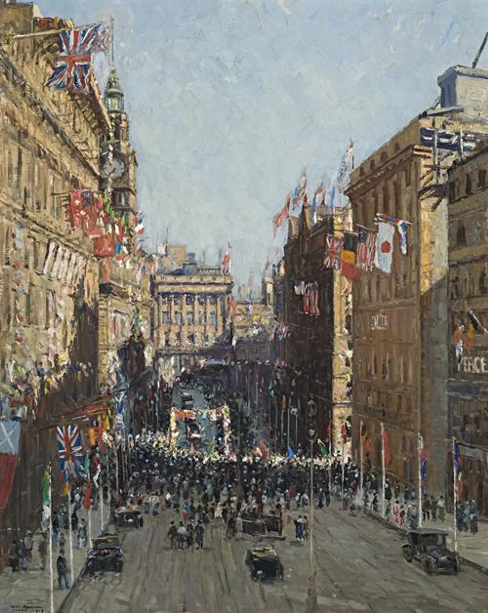 VICTORY CELEBRATION, MARTIN PLACE, SYDNEY