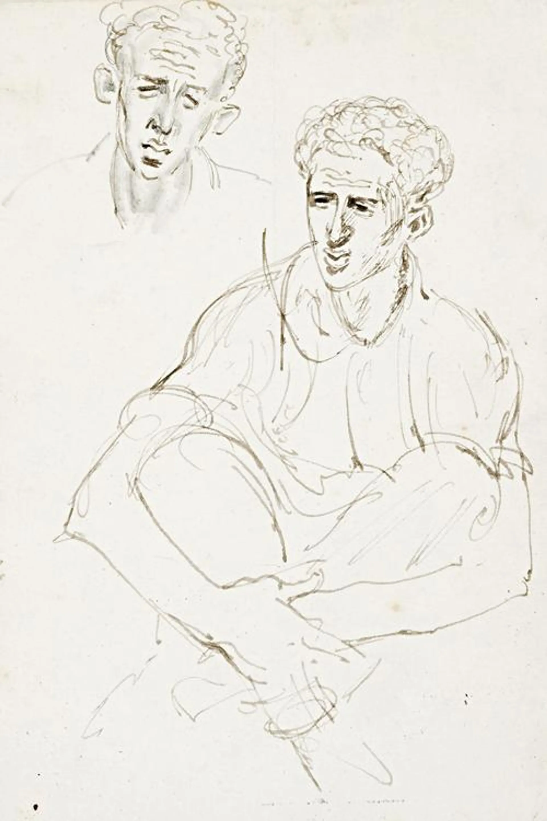 GROUP OF NINE FIGURE STUDIES