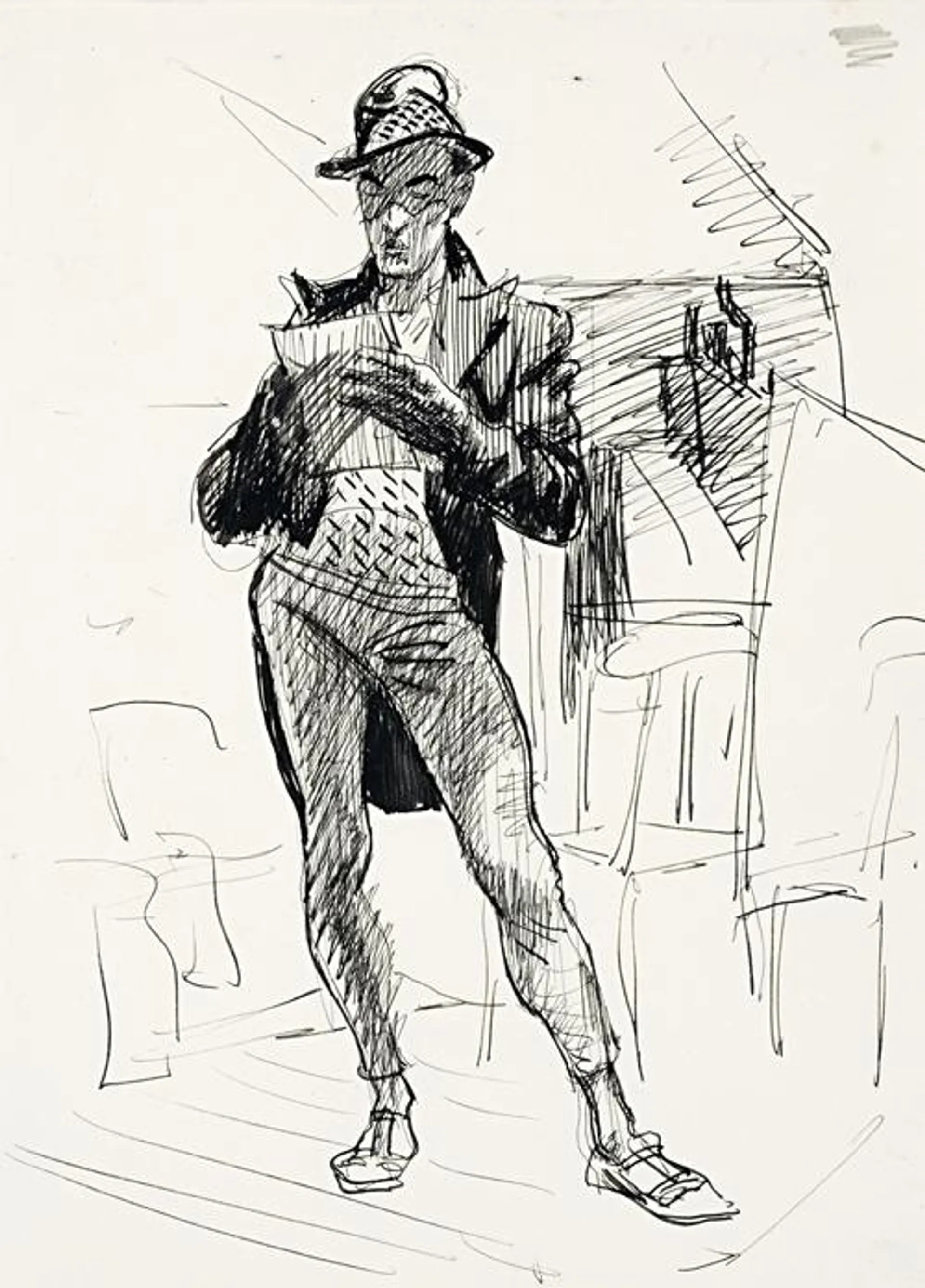 GROUP OF FIVE FIGURE STUDIES