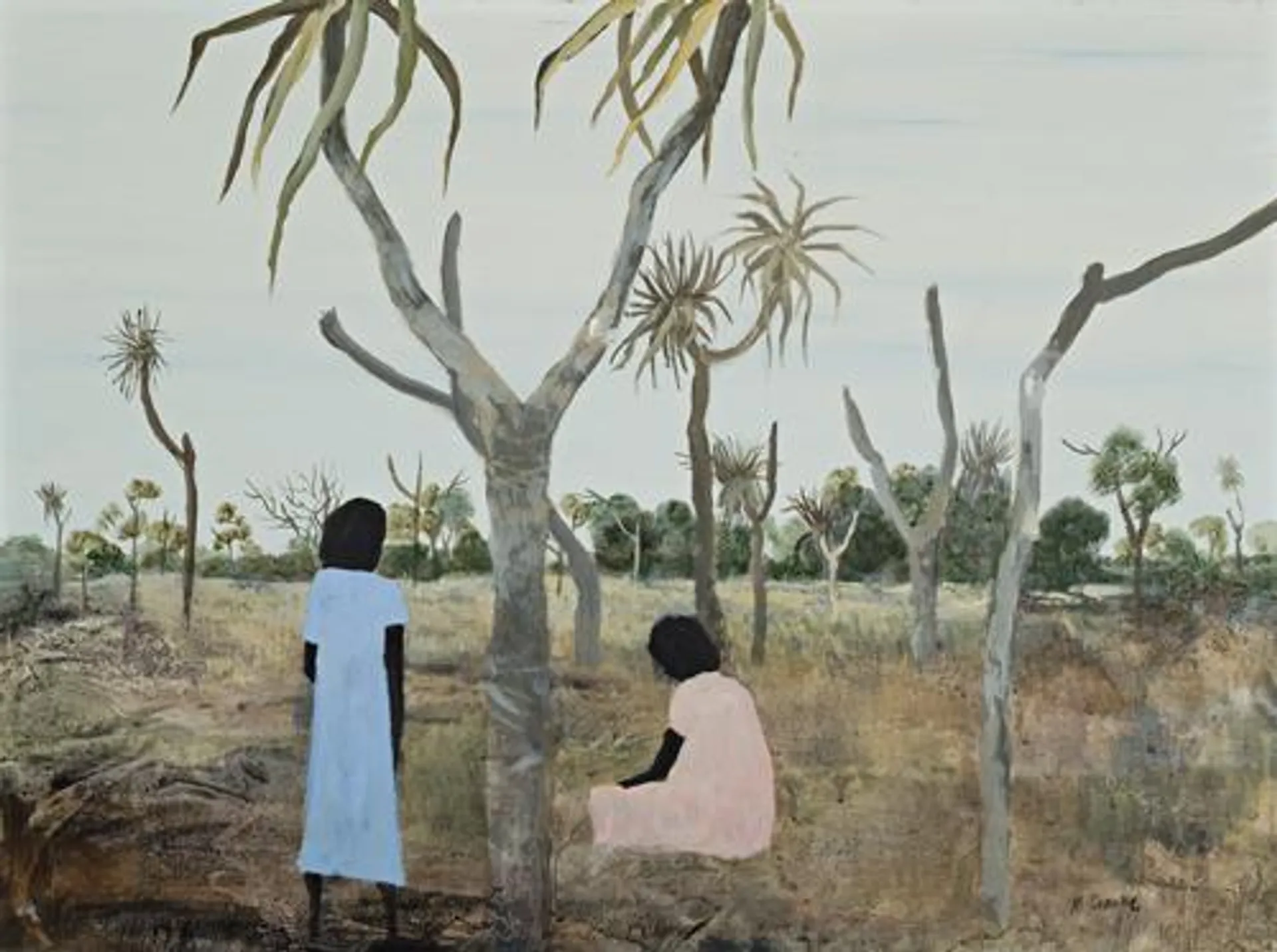 WOMEN WITH PANDANUS