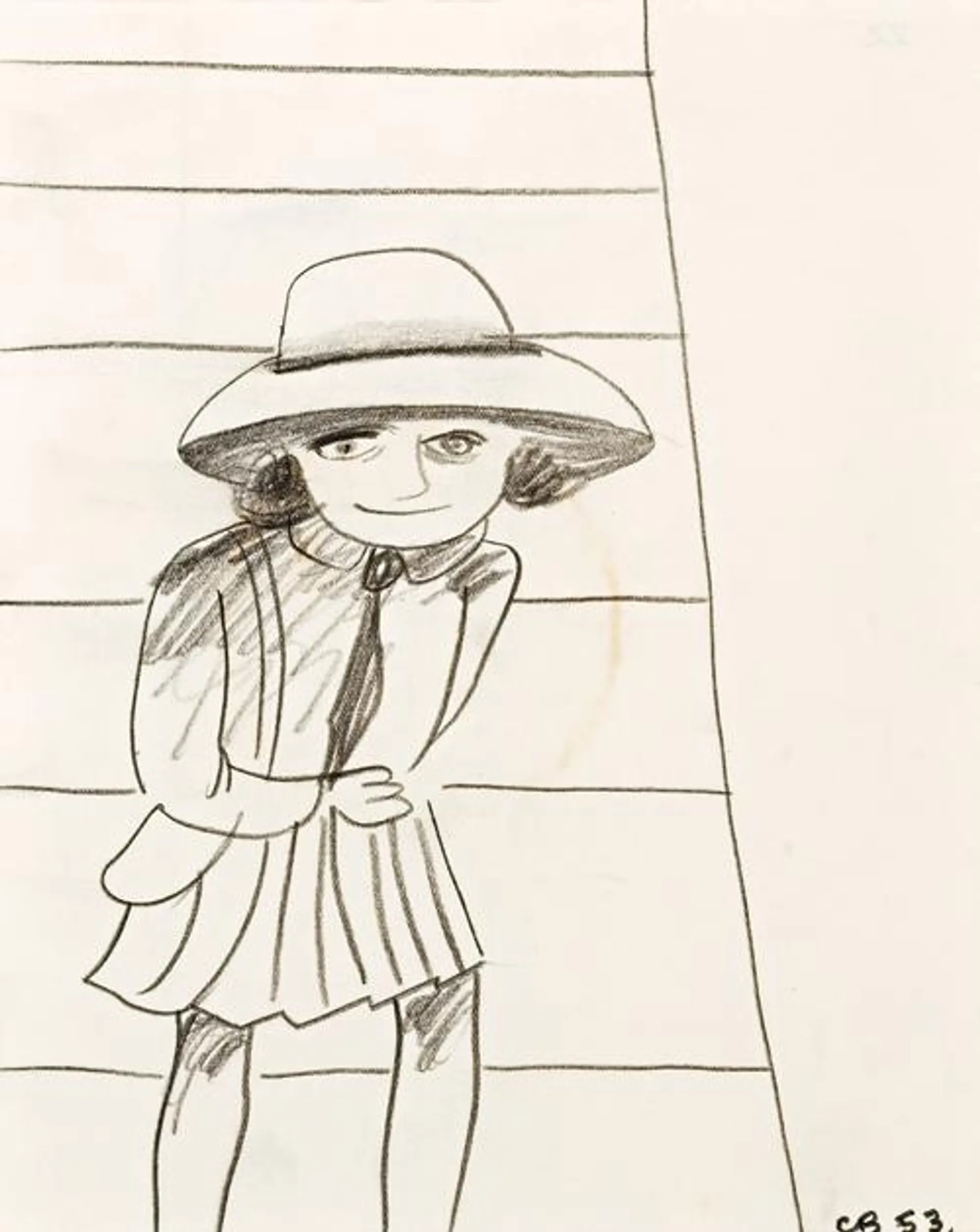 SMILING SCHOOLGIRL