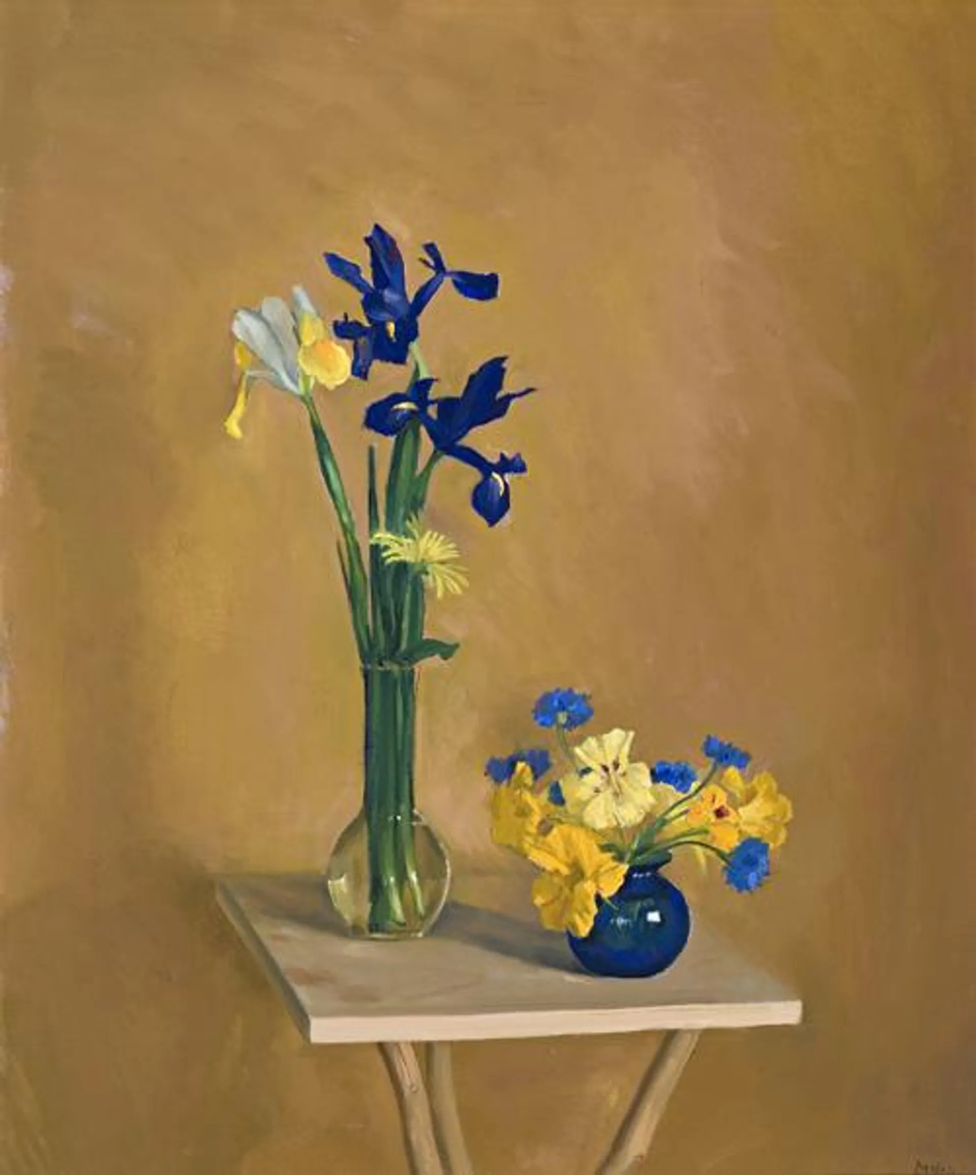 IRISES AND PANSIES