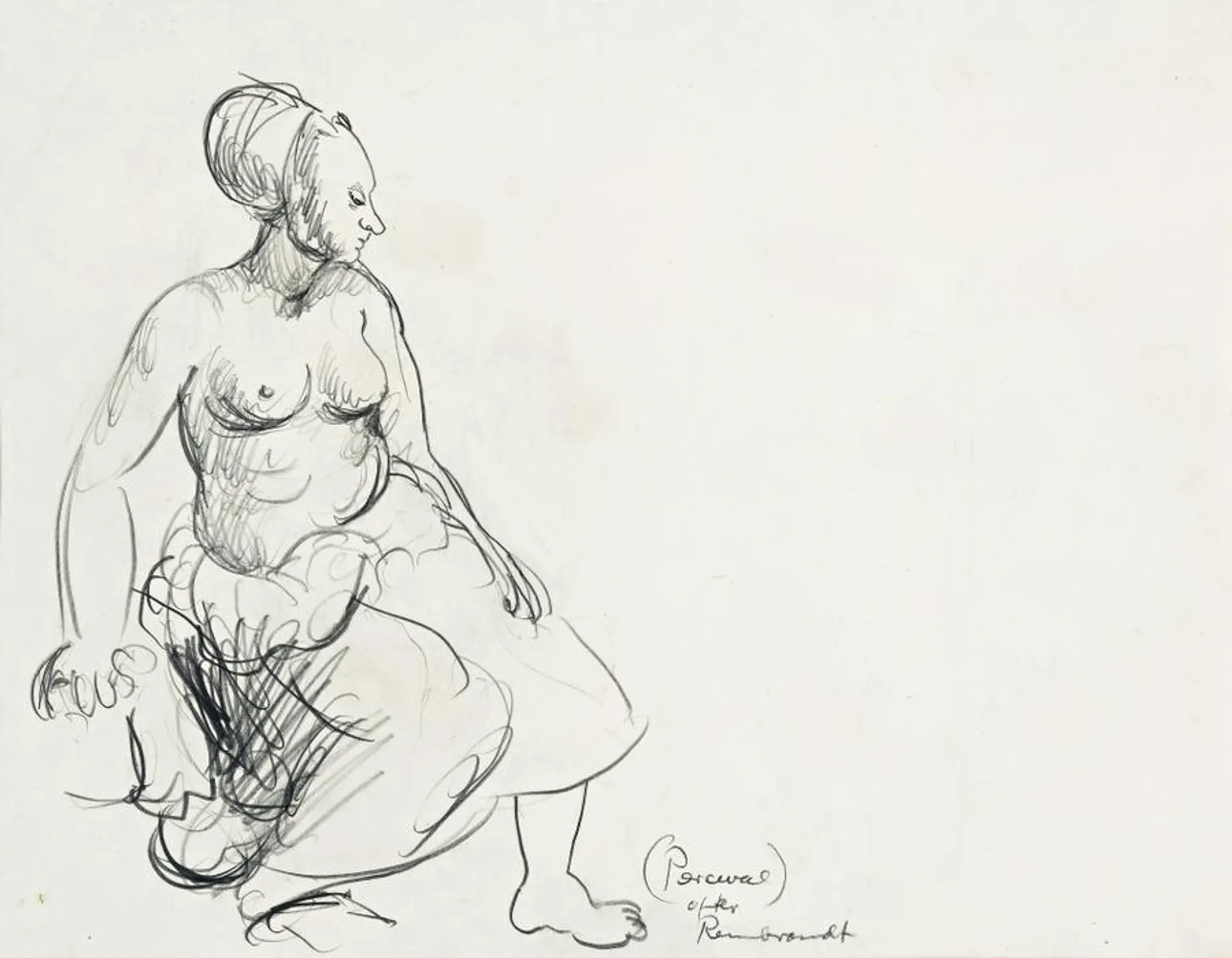 NUDE (AFTER REMBRANDT)
