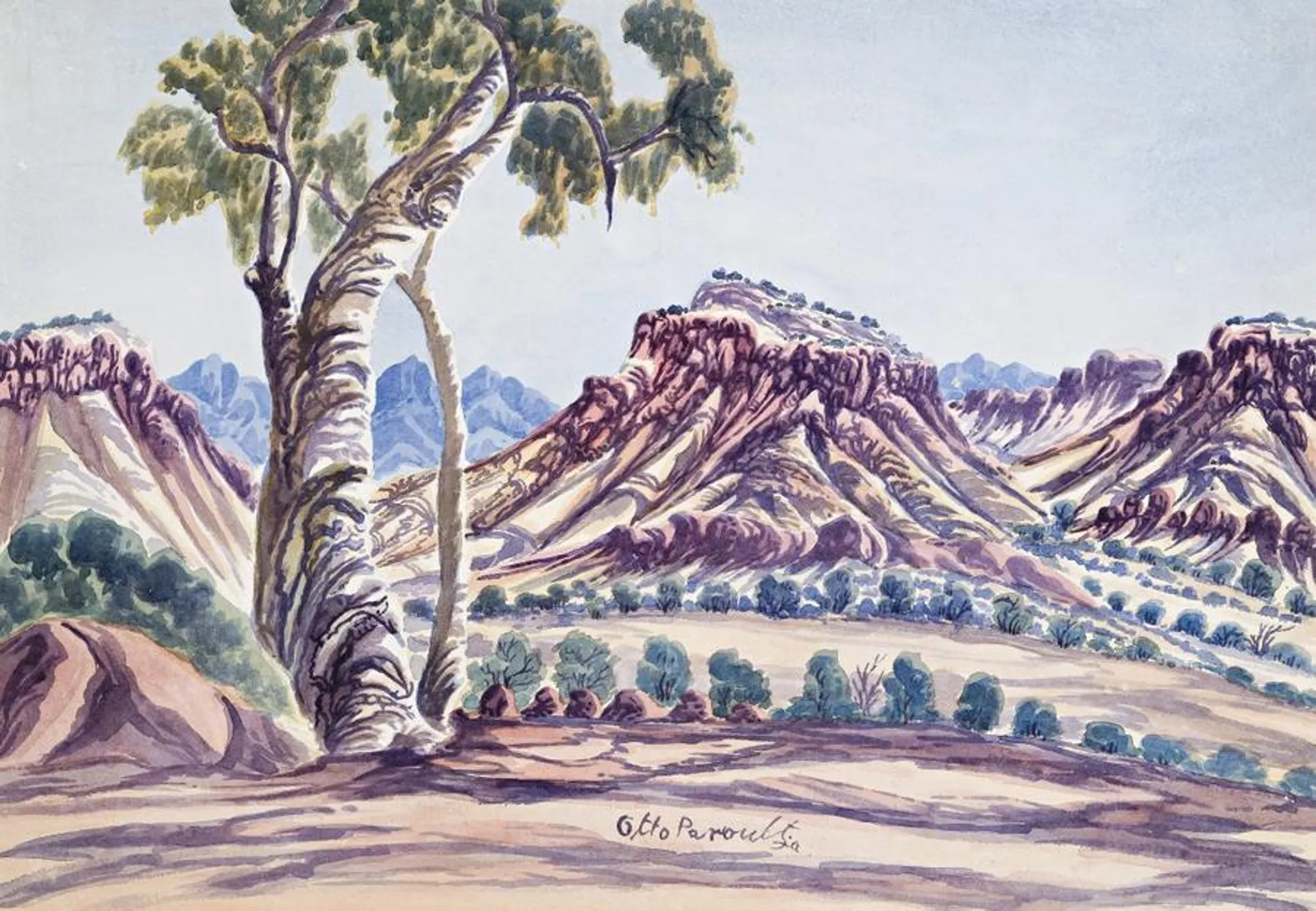 MACDONNELL RANGES LANDSCAPE