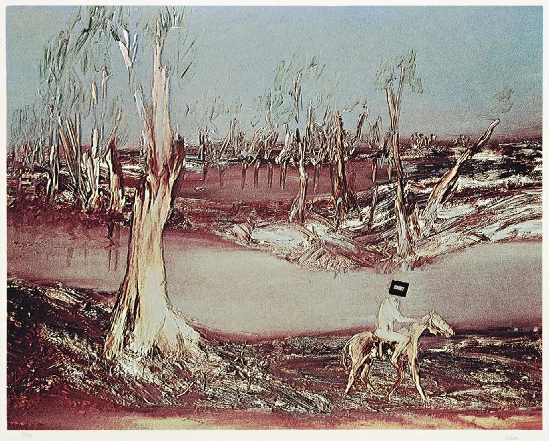 NED KELLY NEAR GLENROWAN, 1980 (FROM KELLY III SERIES)