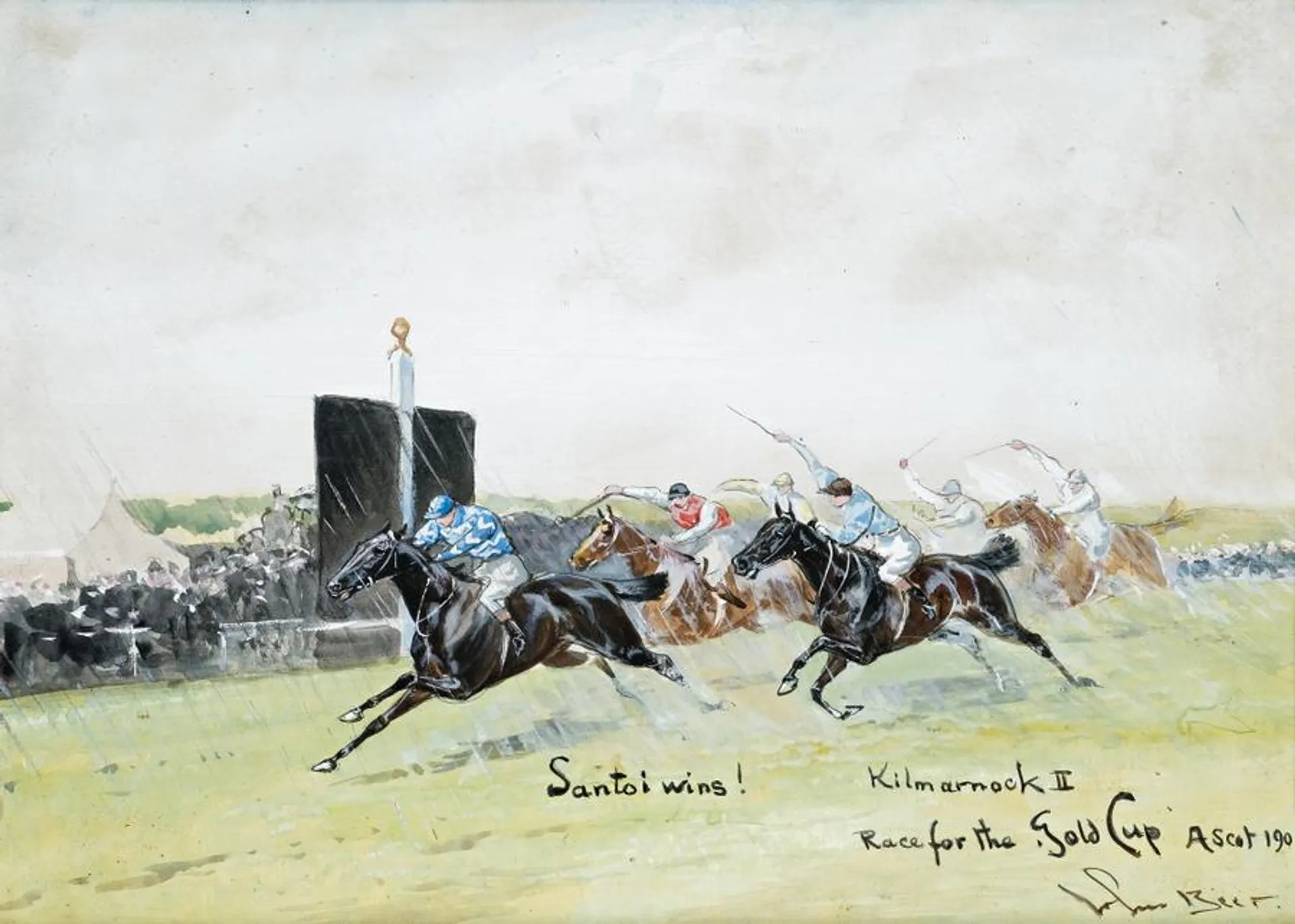 RACE FOR THE GOLD CUP ASCOT