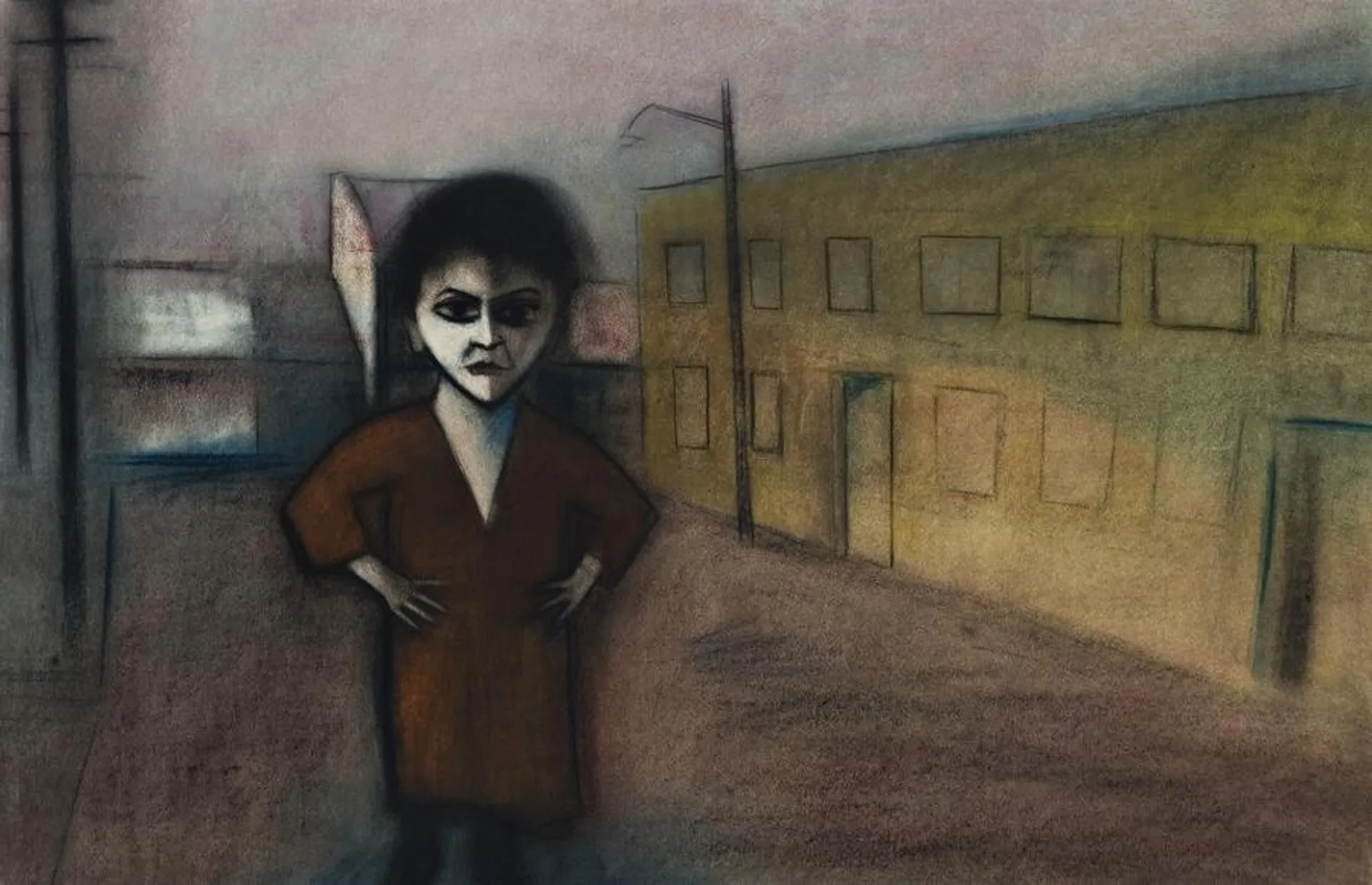 WOMAN WALKING THE STREET