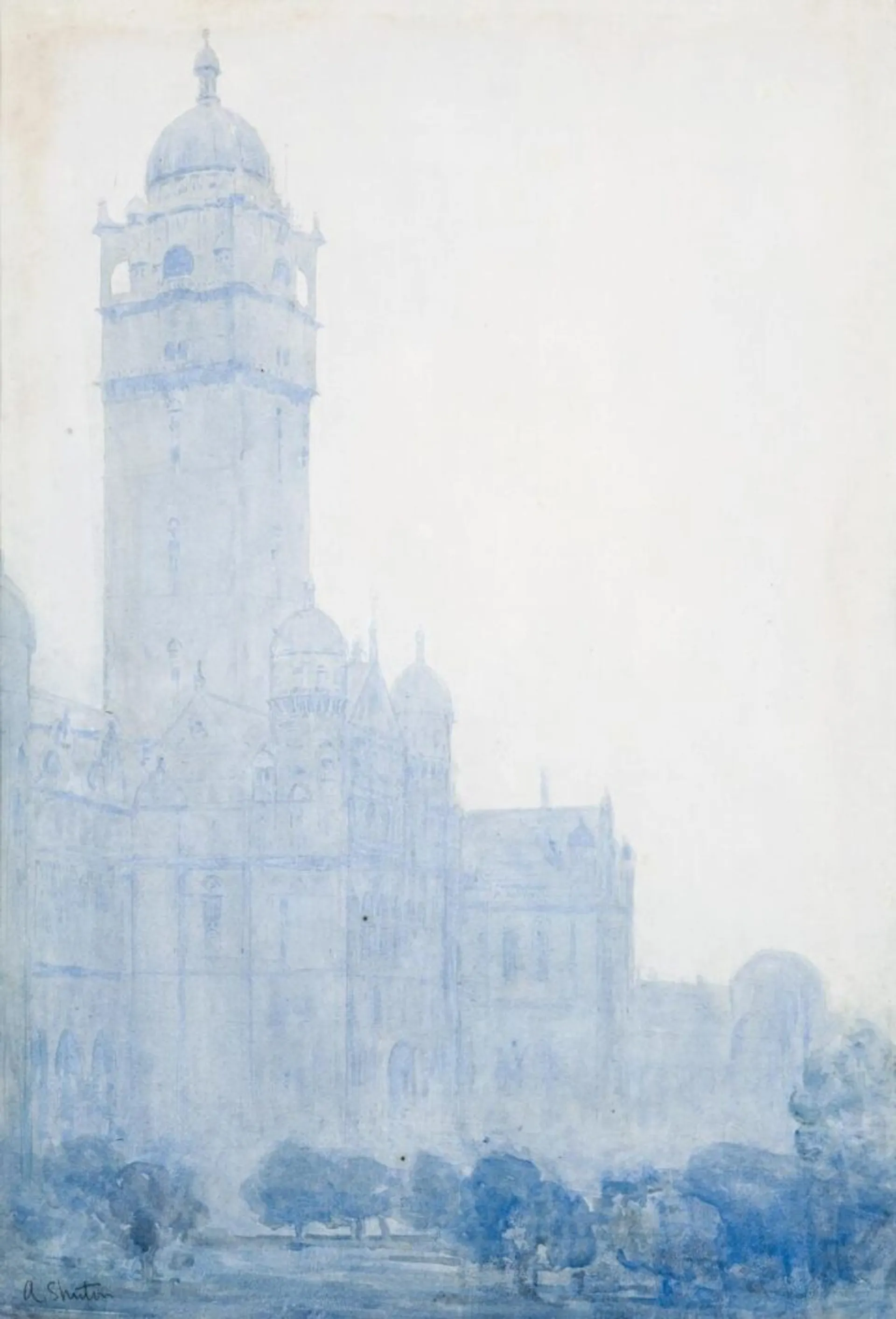 IMPERIAL INSTITUTE AND IMPERIAL WAR MUSEUM BUILDING, EVENING LONDON