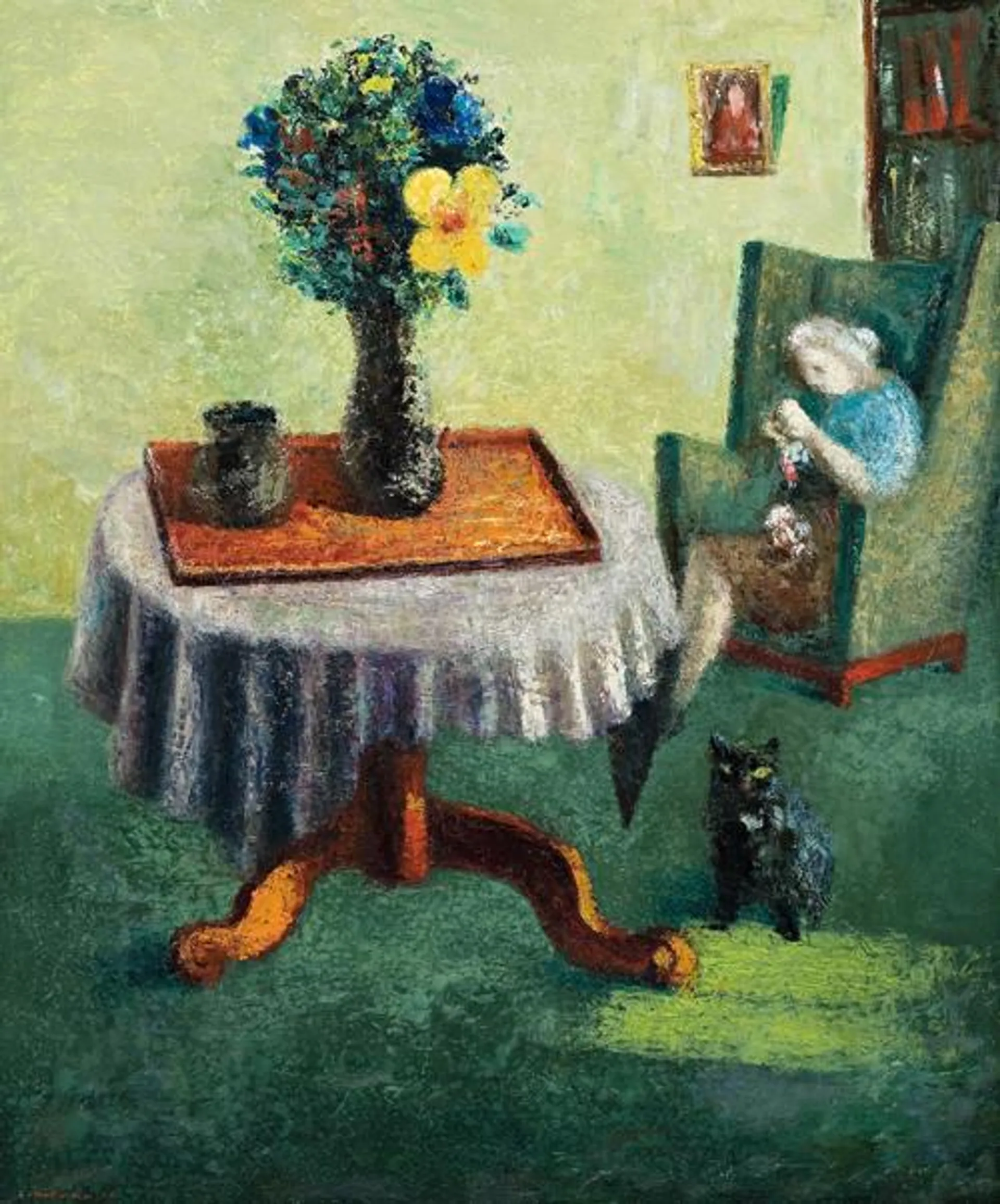 INTERIOR WITH CAT