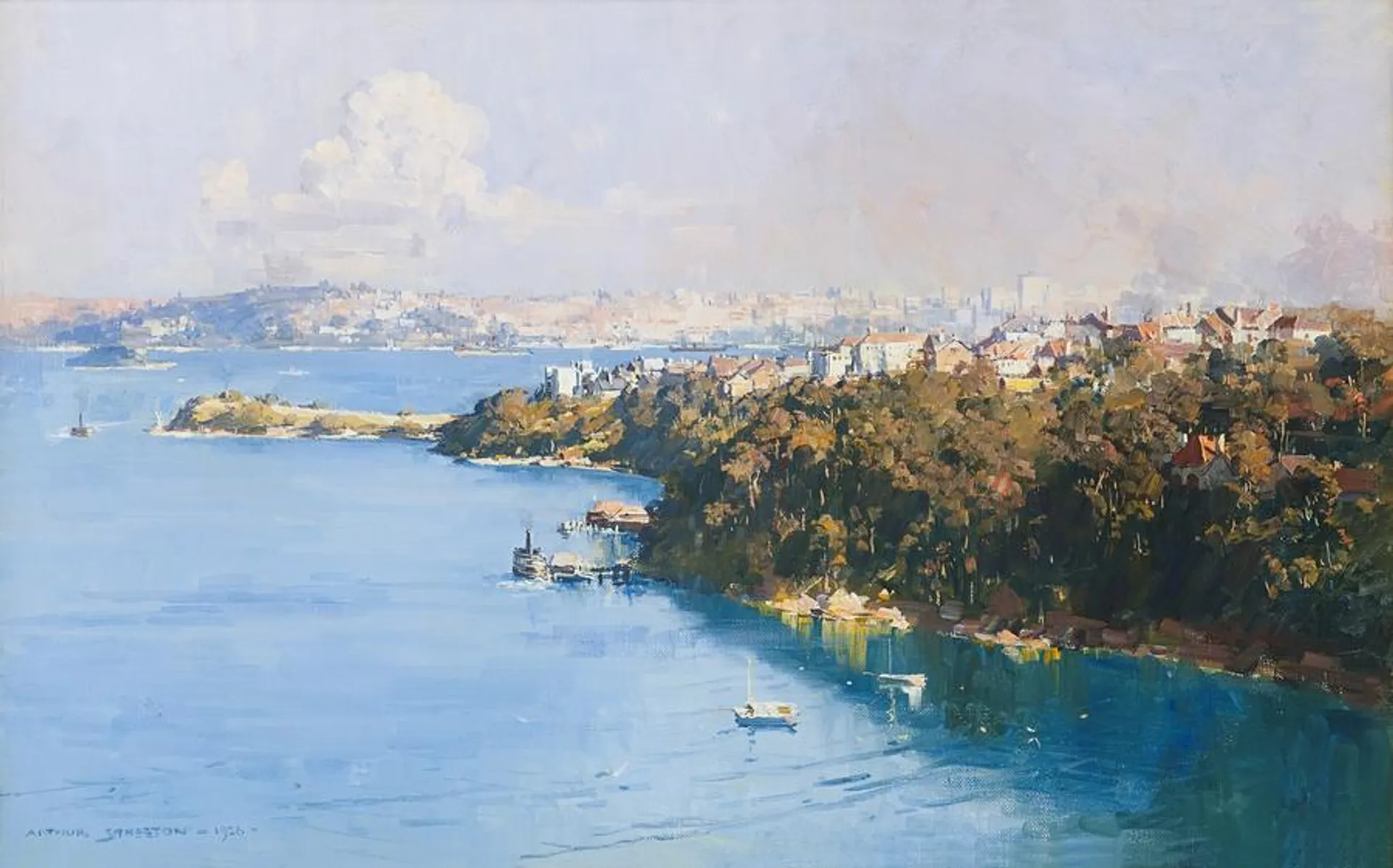 THE HARBOUR FROM MOSMAN
