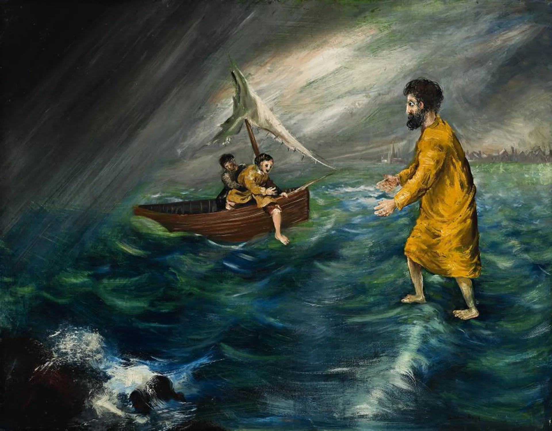 CHRIST WALKING ON THE WATER