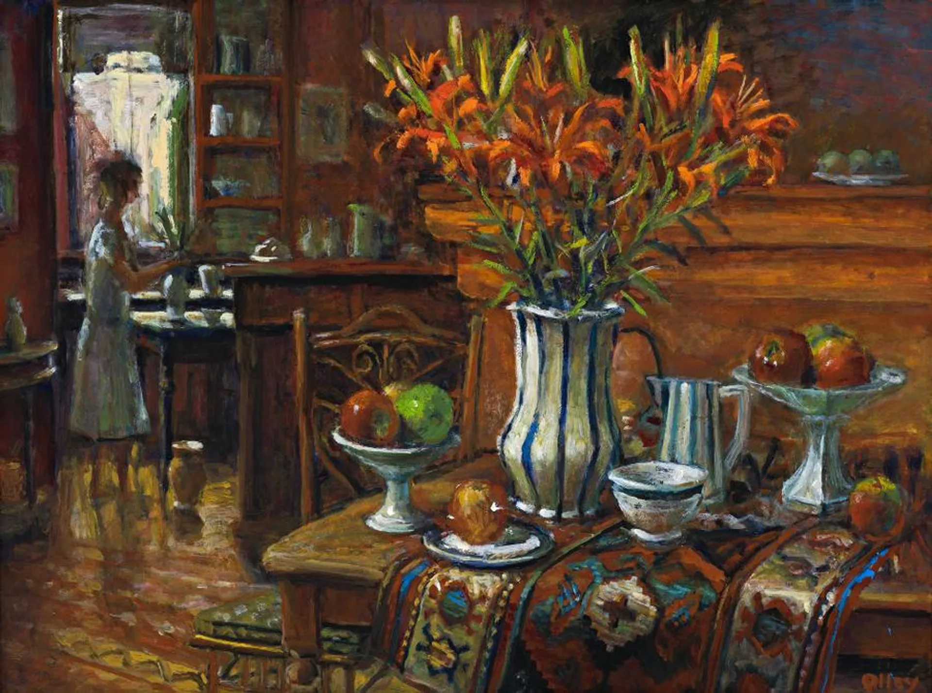 SPANISH JUG AND KELIM