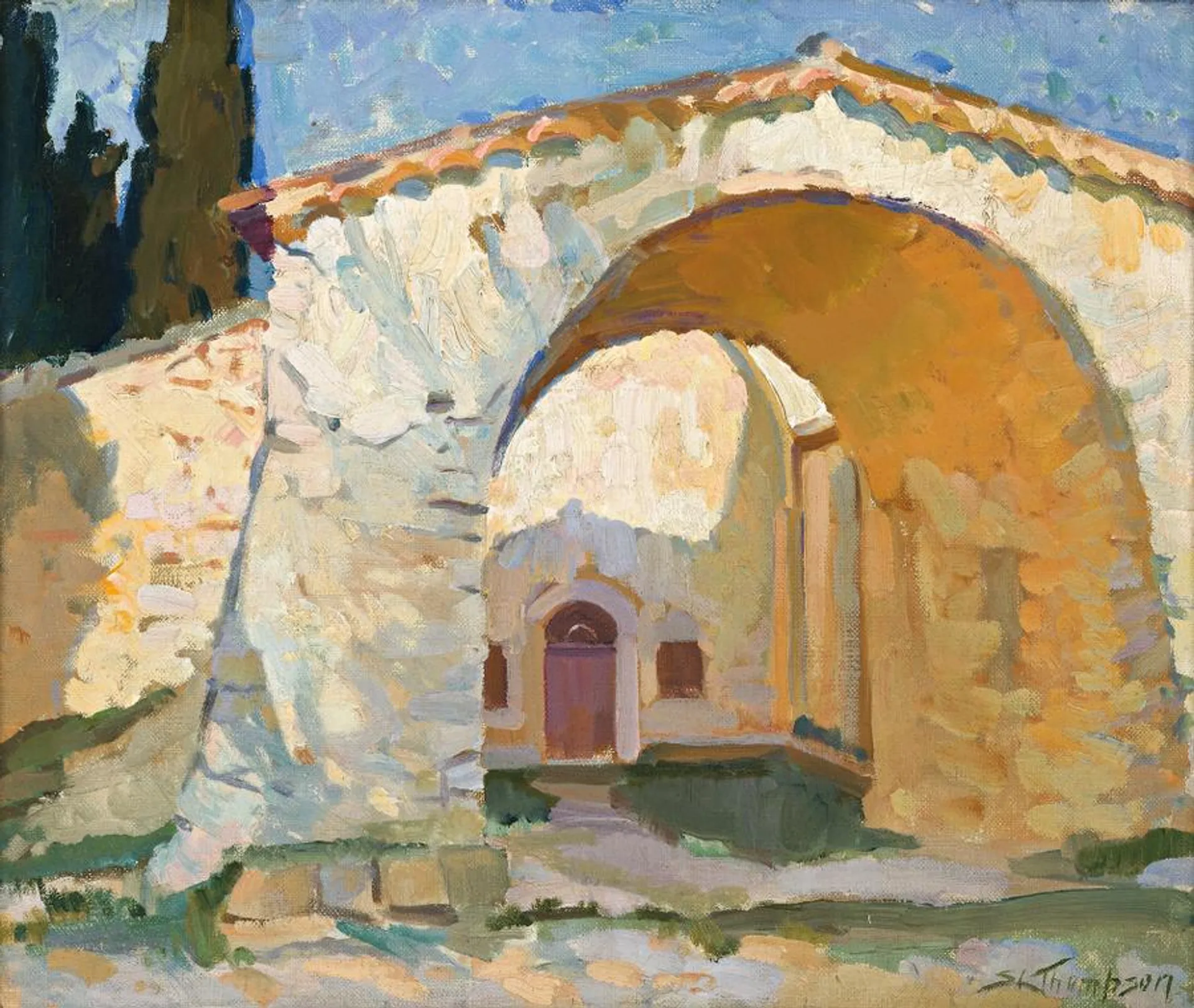 ENTRANCE TO THE CHAPEL, PROVENCE