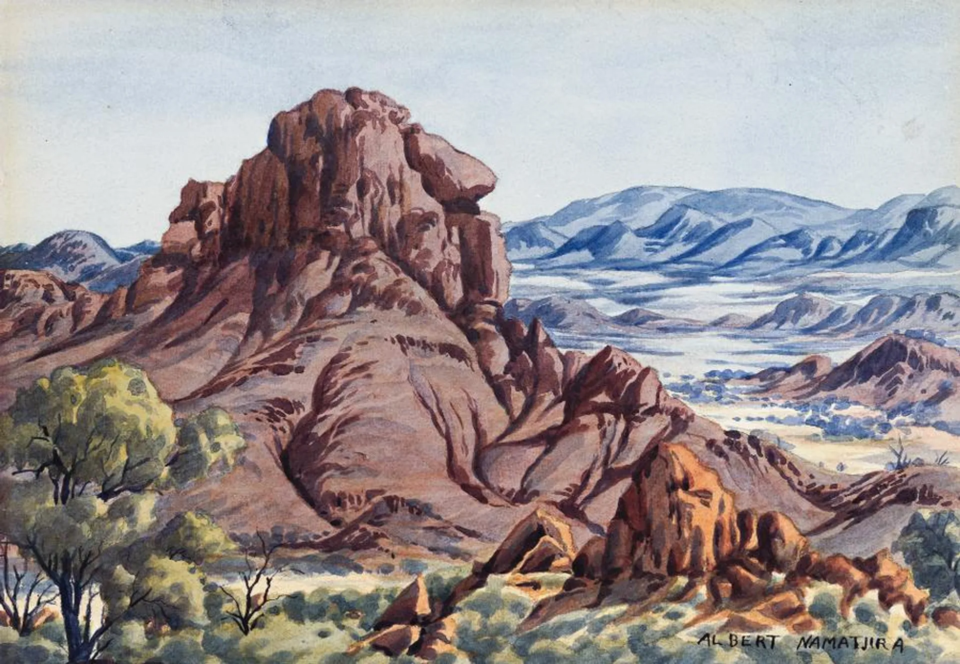 TOWARDS SIMPSONS GAP, CENTRAL AUSTRALIA