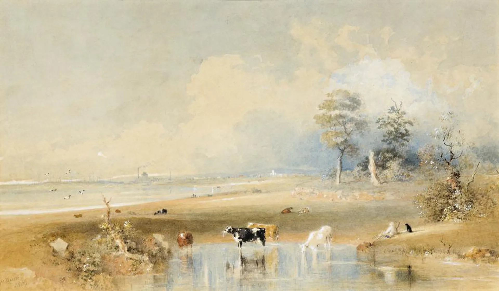 SANDRIDGE FROM THE POINT ORMOND LAGOON