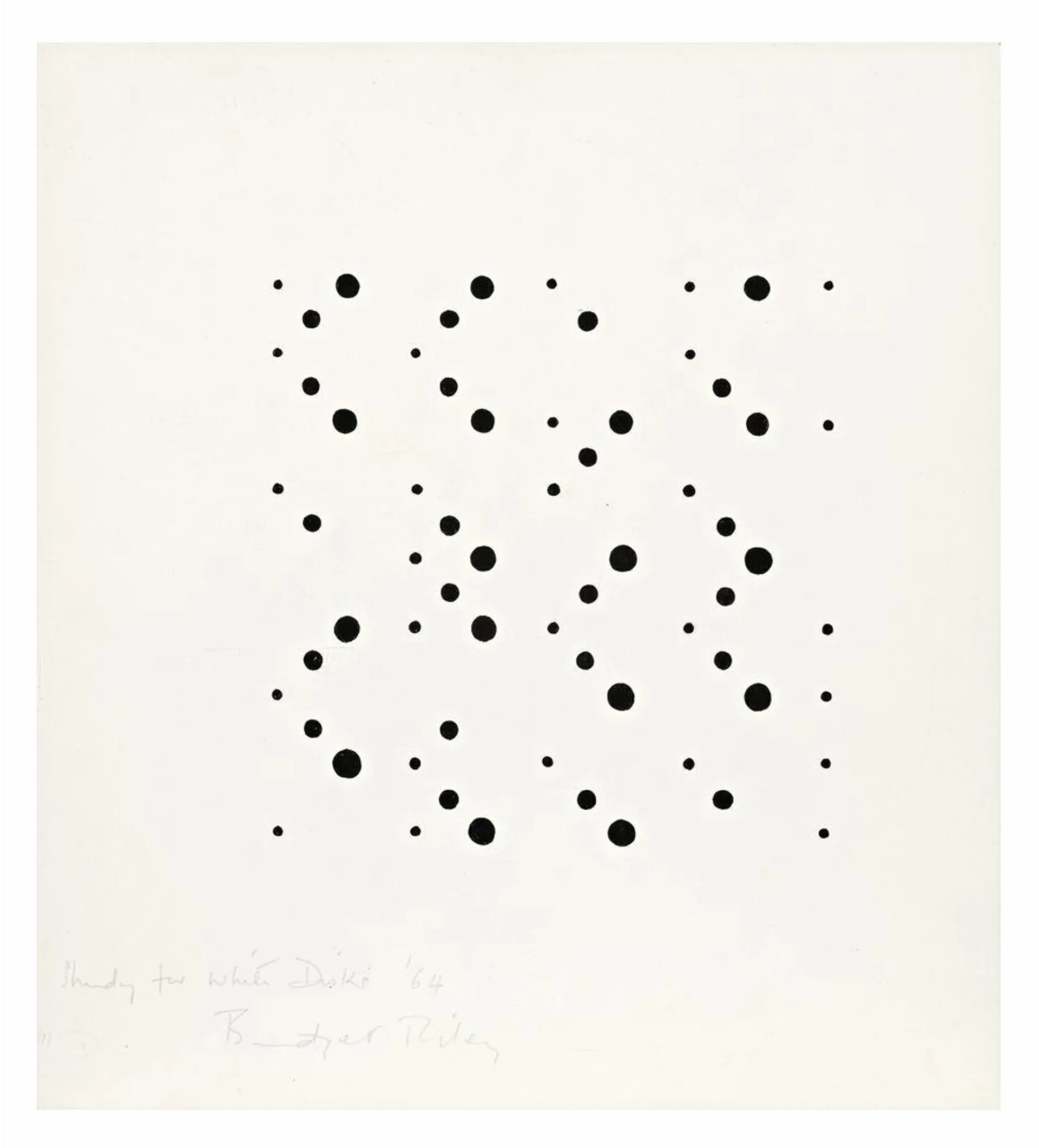 STUDY FOR WHITE DISKS