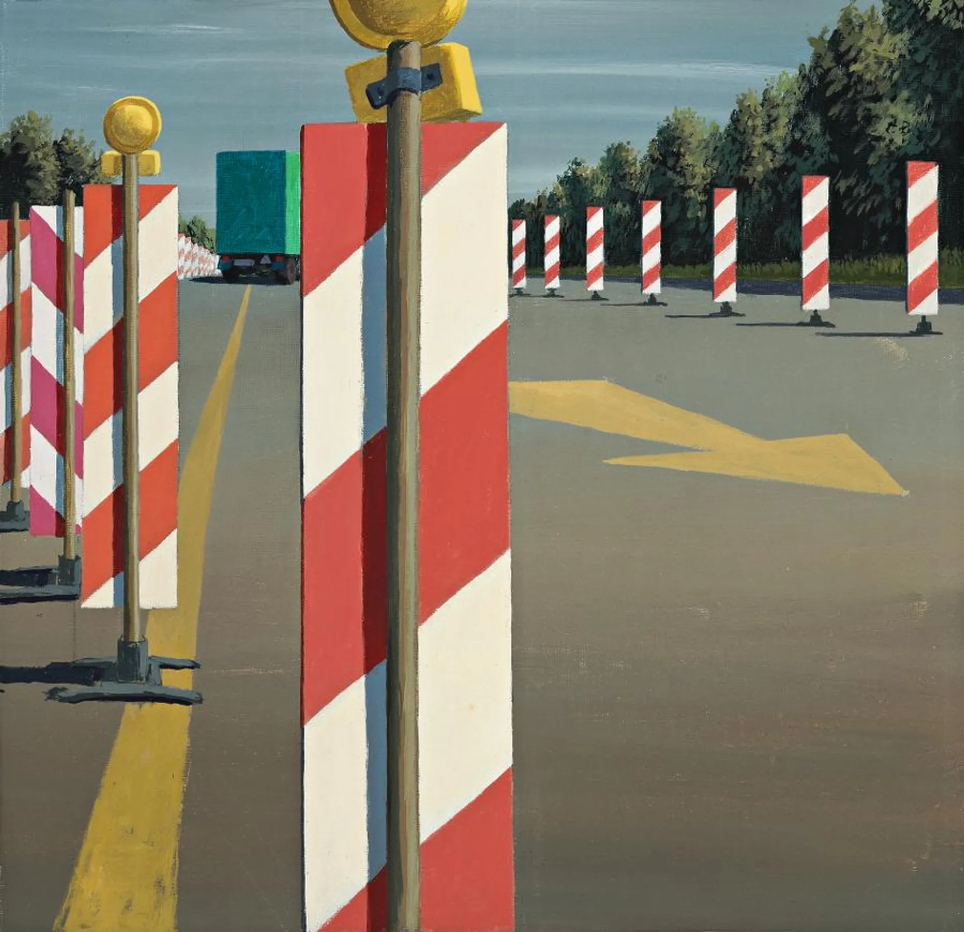 STUDY FOR AUTOBAHN IN THE BLACK FOREST I