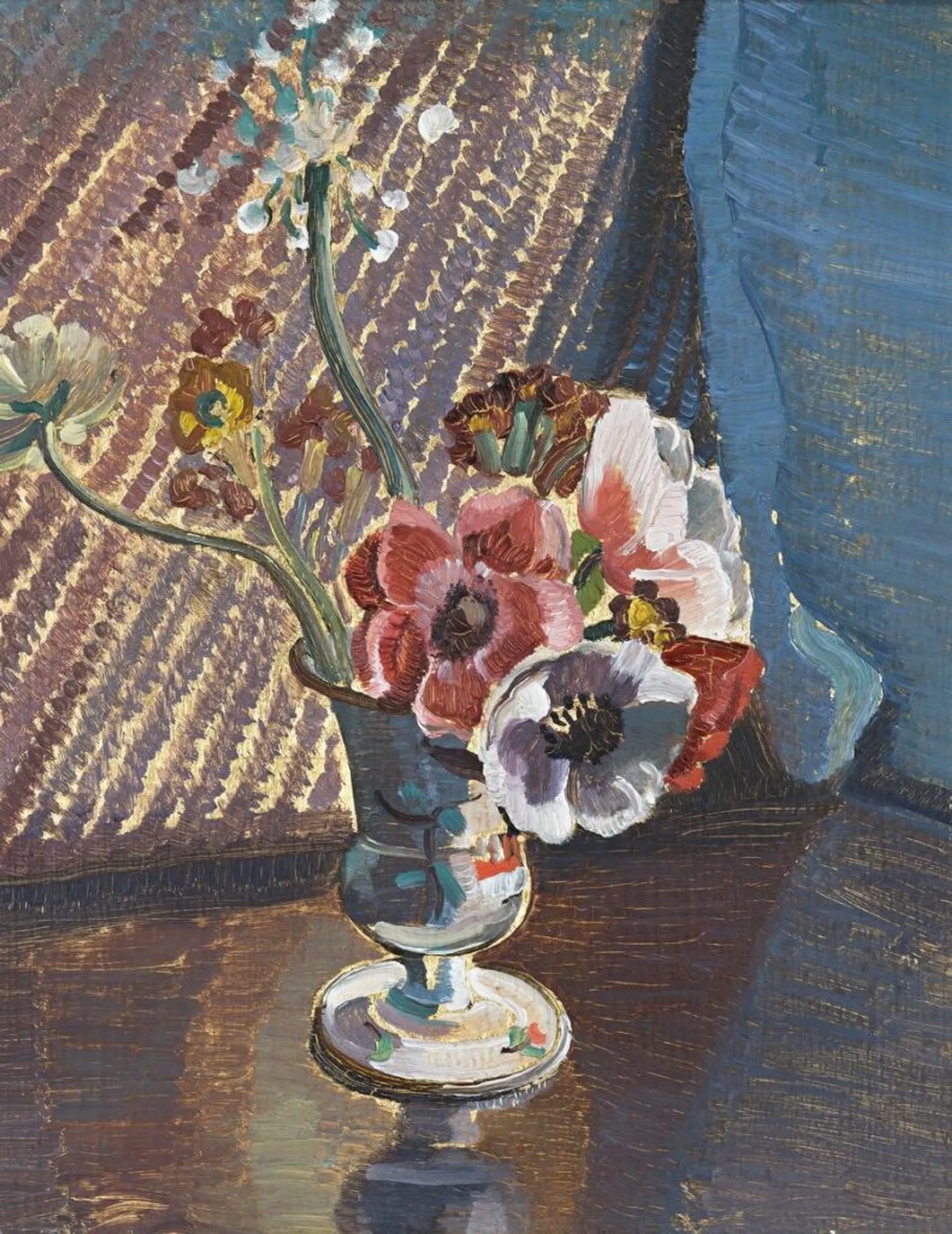 STILL LIFE, AGAPANTHUS AND RANUNCULUS