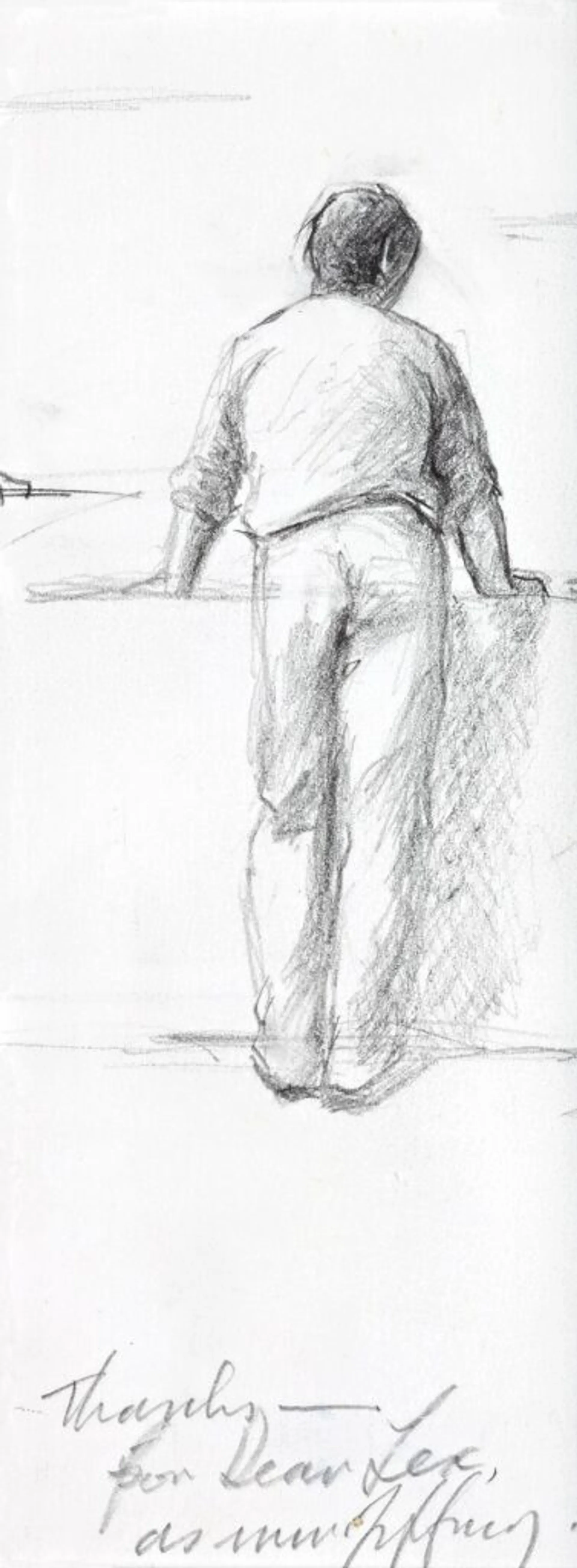 FIGURE STUDY FOR THE TERRACE, VARIATIONS ON A THEME
