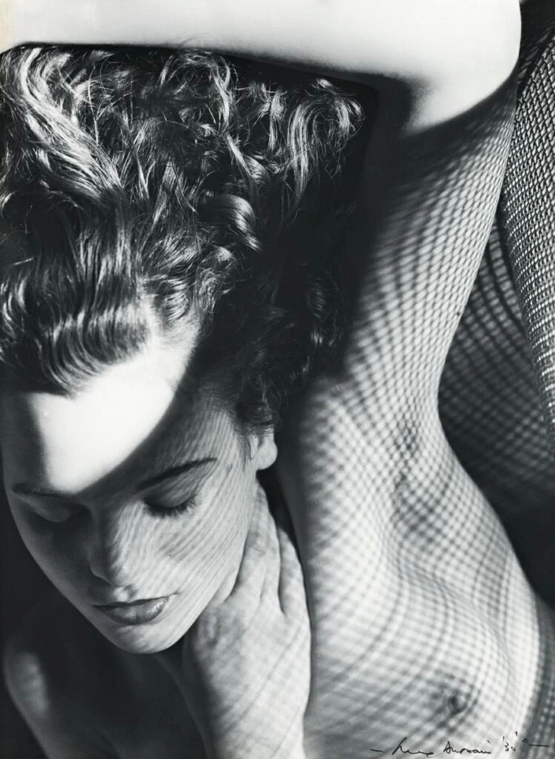 JEAN WITH WIRE MESH, 1937 vintage print, printed