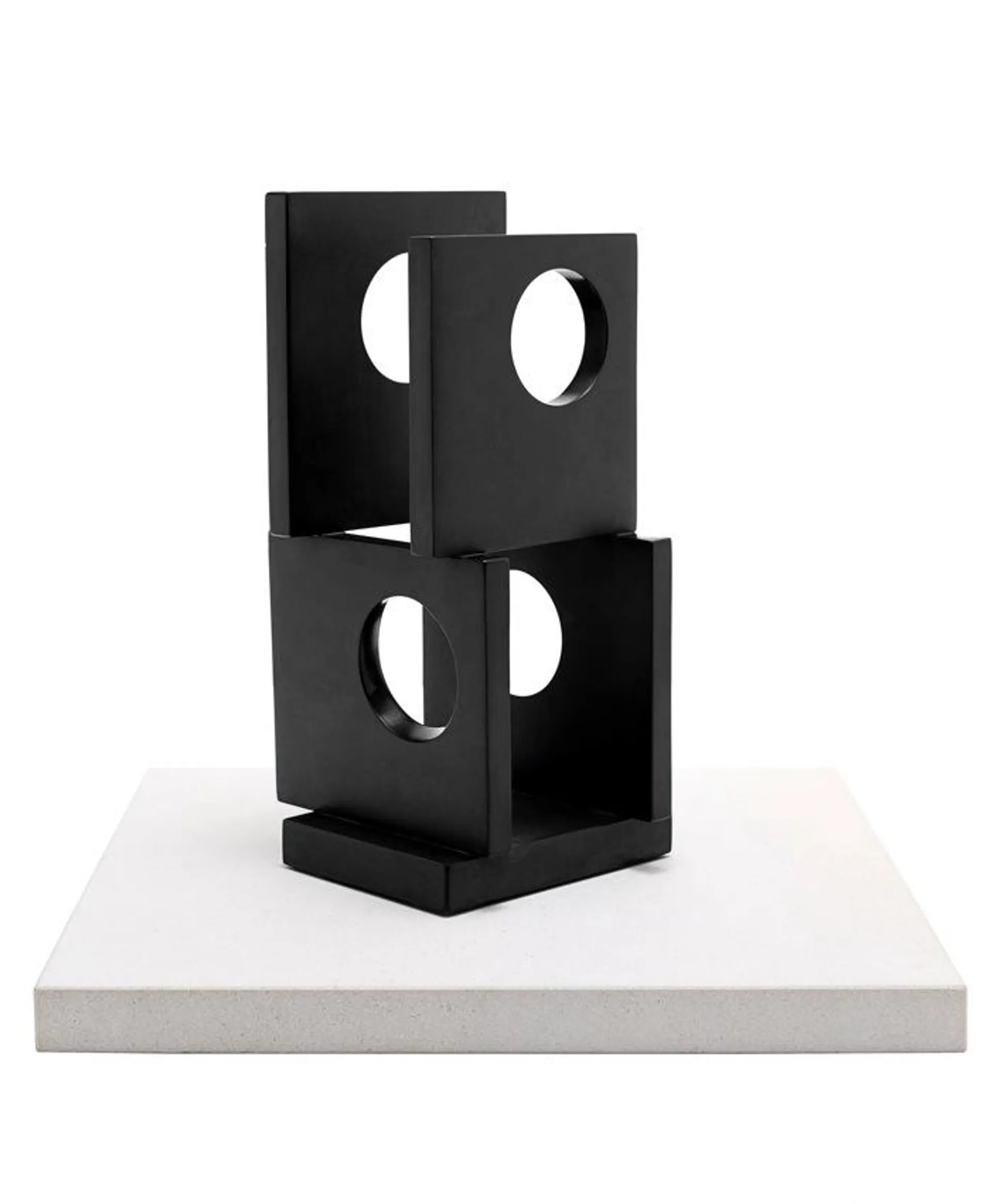 MAQUETTE FOR LARGE SCULPTURE: FOUR-SQUARE (FOUR CIRCLES)