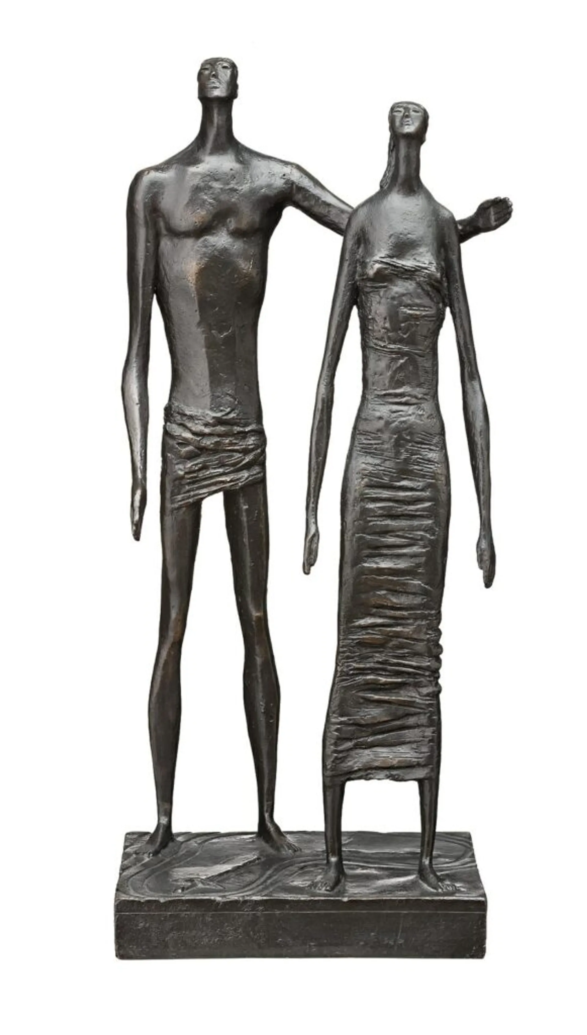 MAQUETTE FOR’FIGURE GROUP’, 1954, cast