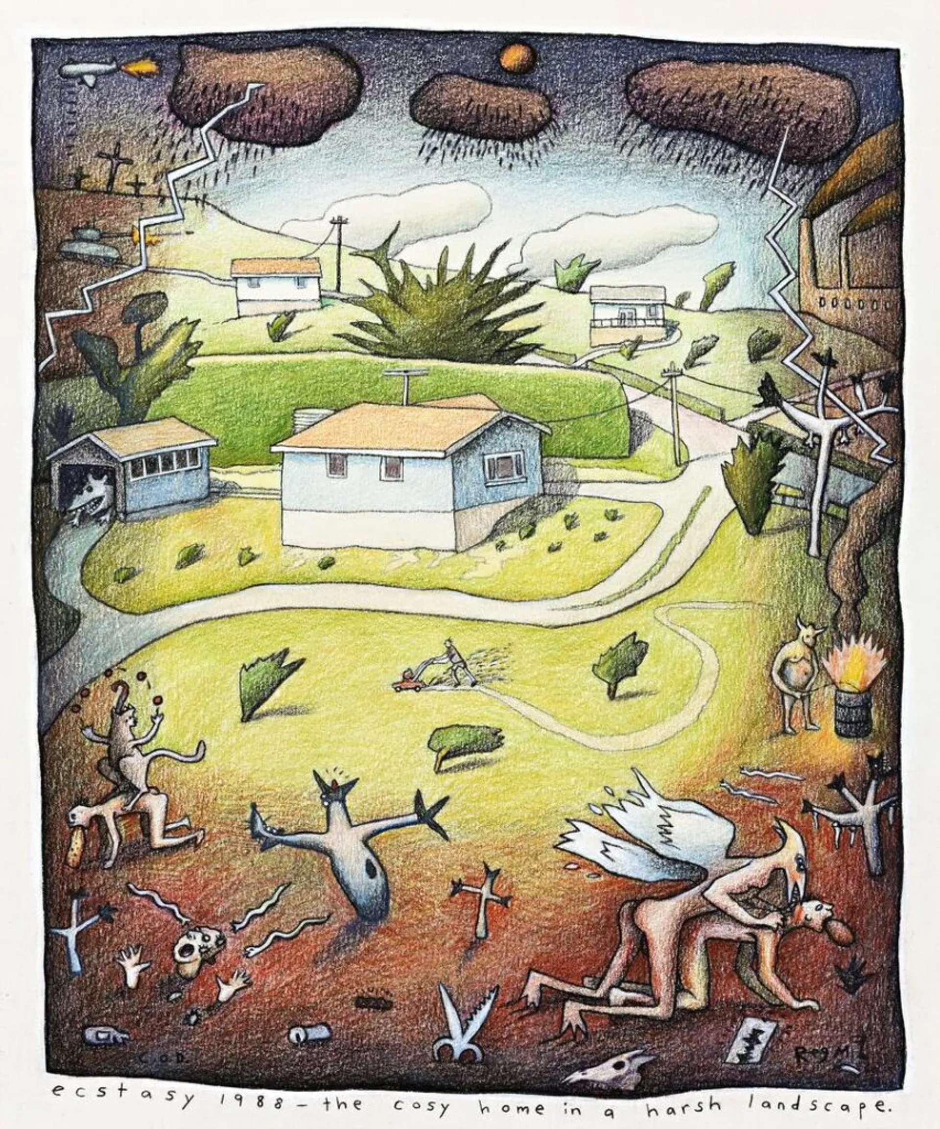 ECSTASY 1988 – THE COSY HOME IN A HARSH LANDSCAPE