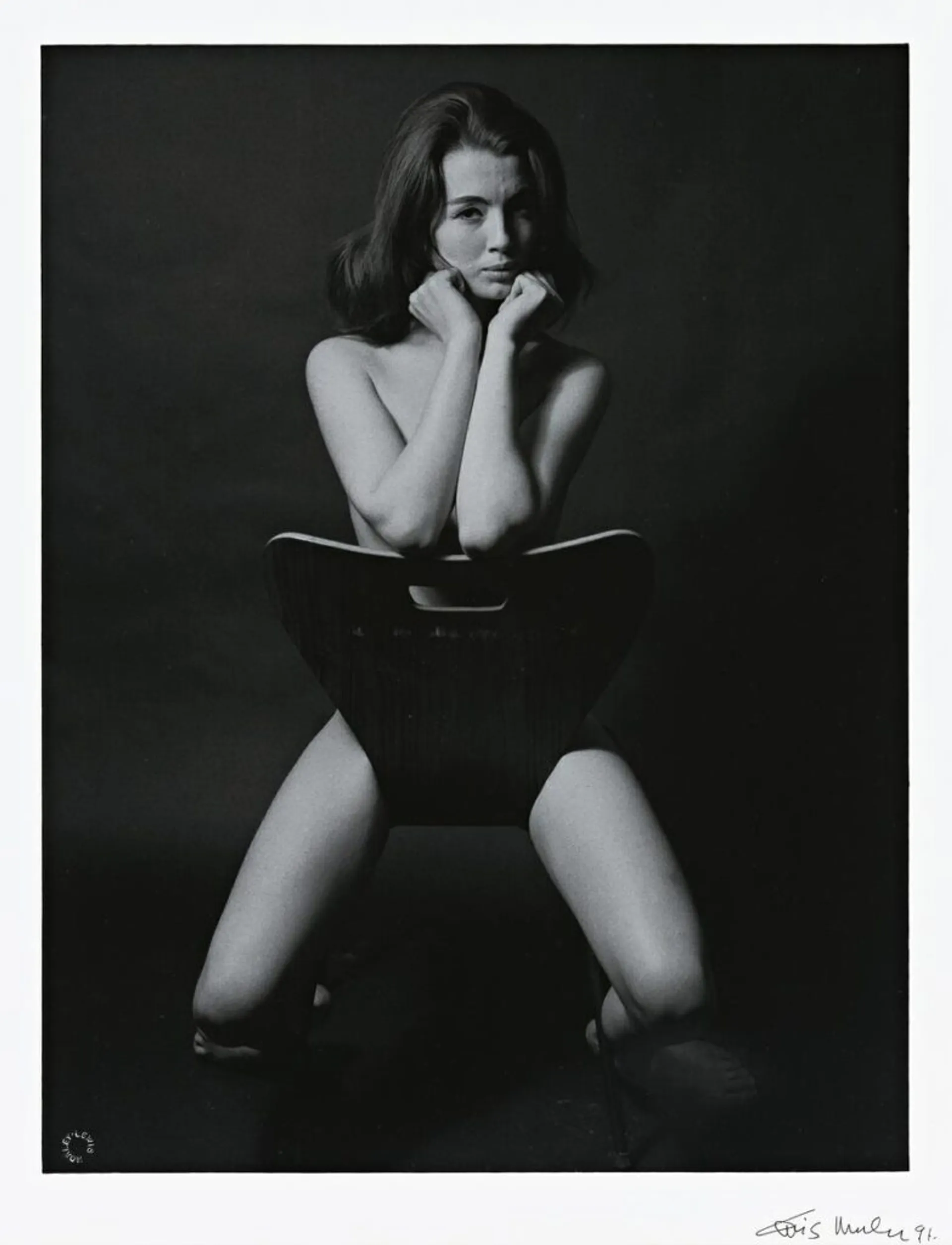 CHRISTINE KEELER, AT MORLEY’S LONDON STUDIO