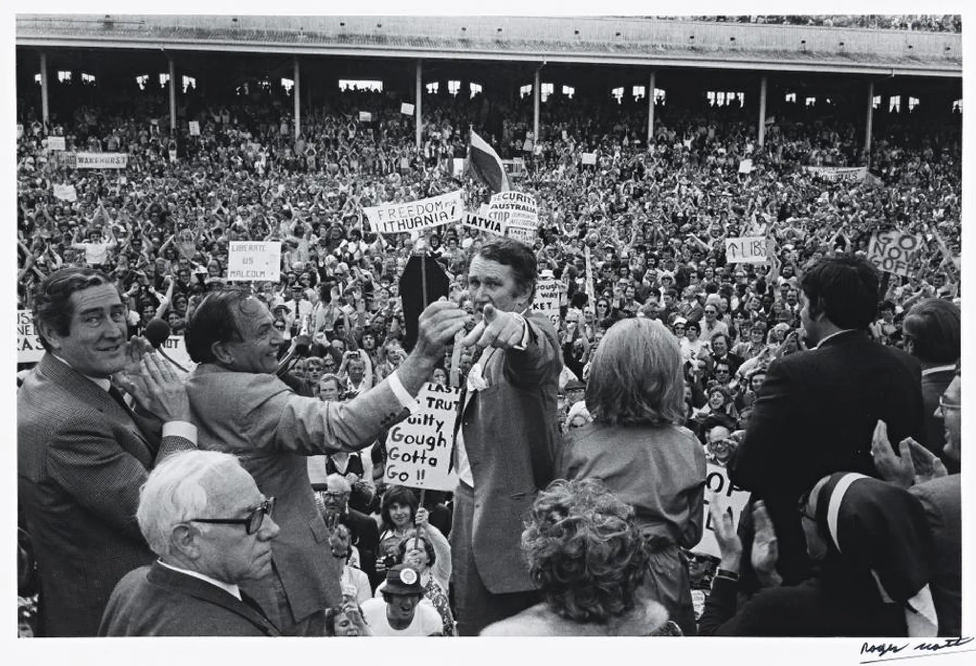 MALCOLM FRASER, RANDWICK RACECOURSE