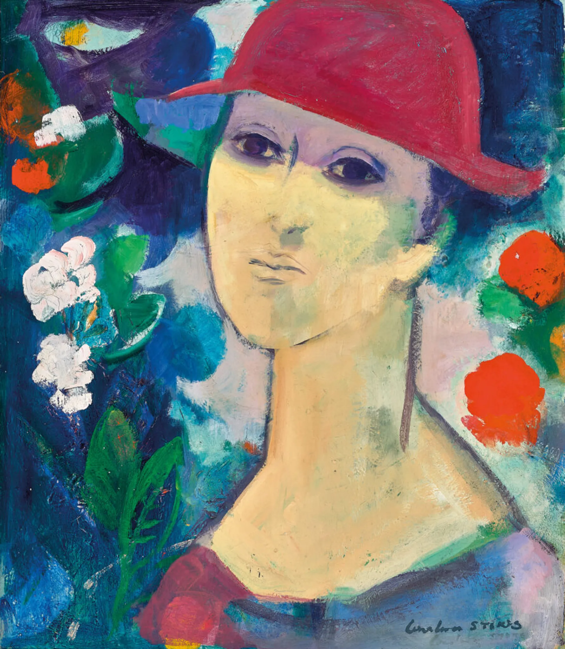 WOMAN IN A GARDEN