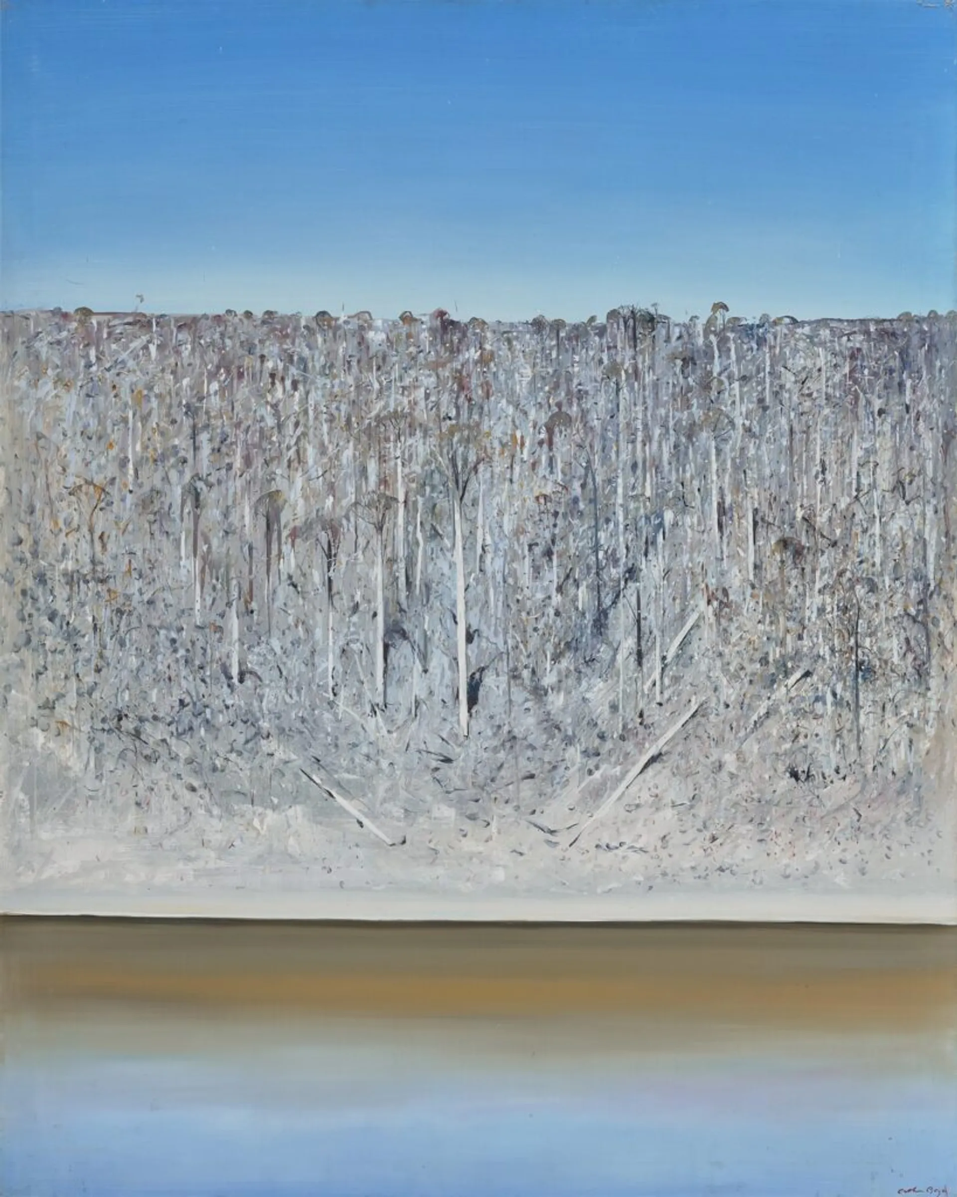 RIVER-BUSH HOMAGE TO POLLOCK