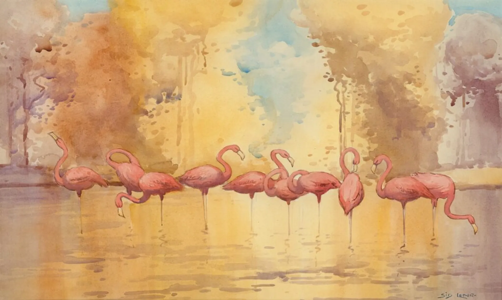 PINK FLAMINGOS