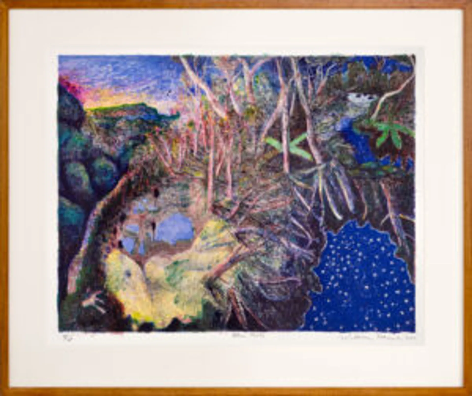 Blue pools