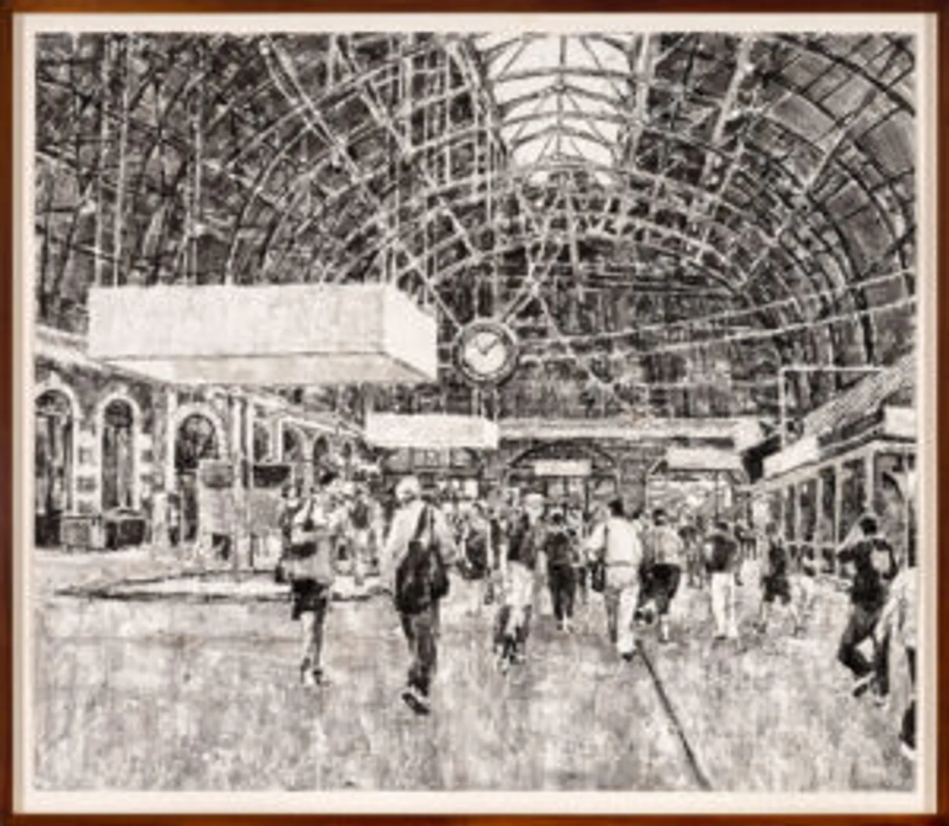 Commuters at Central