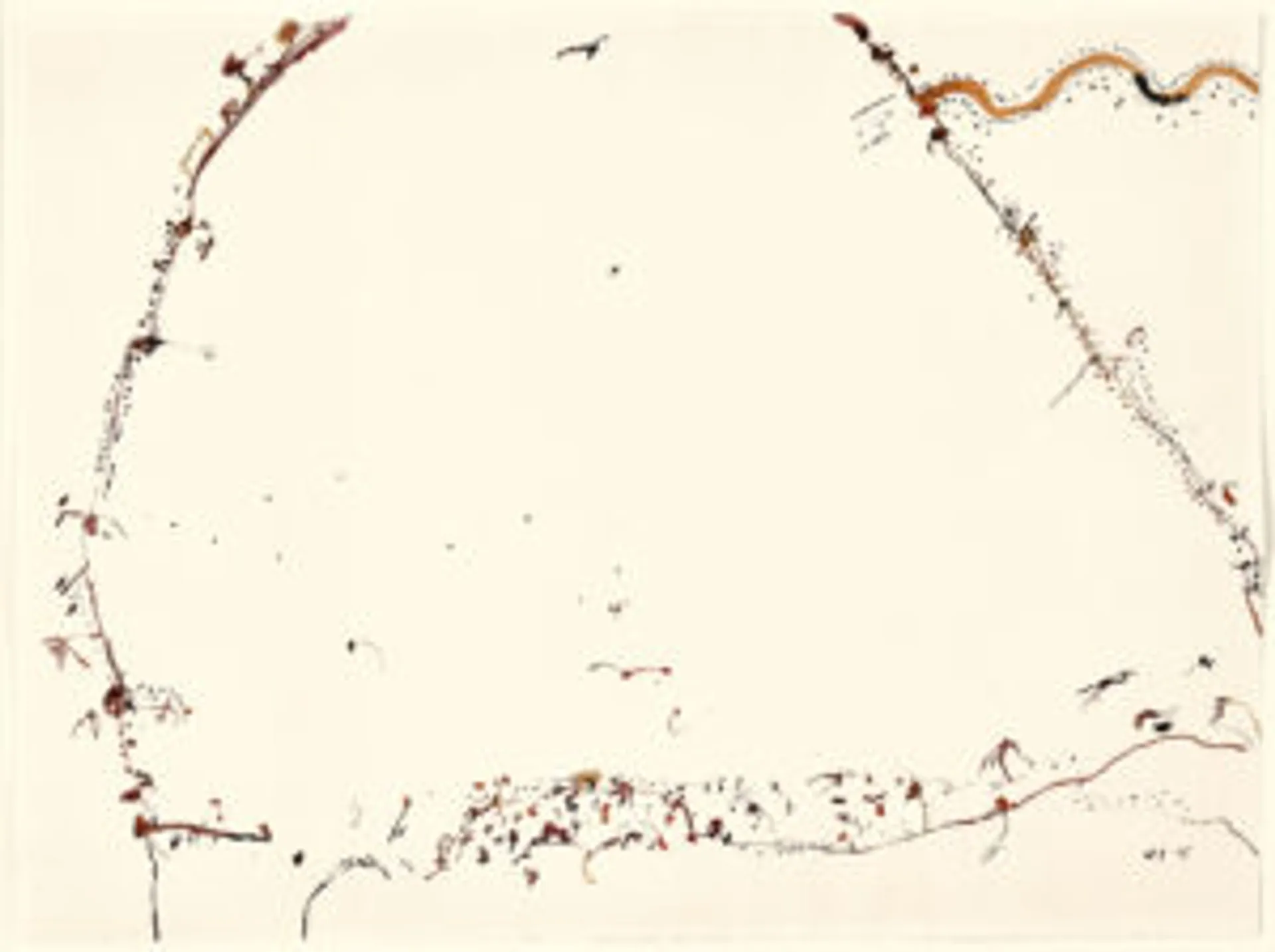 Cooper flowing into Lake Eyre