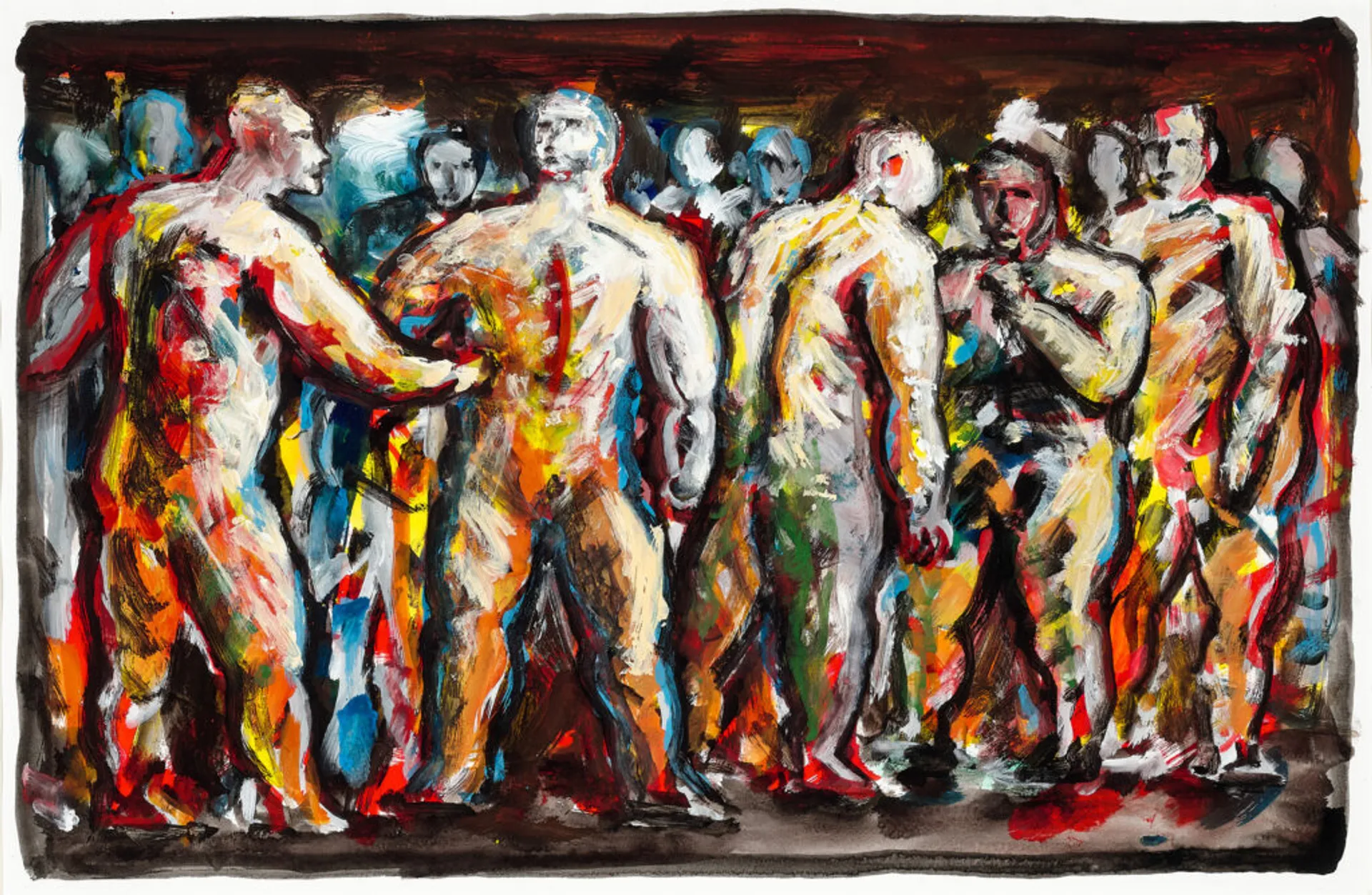 Untitled (Figures in landscape)