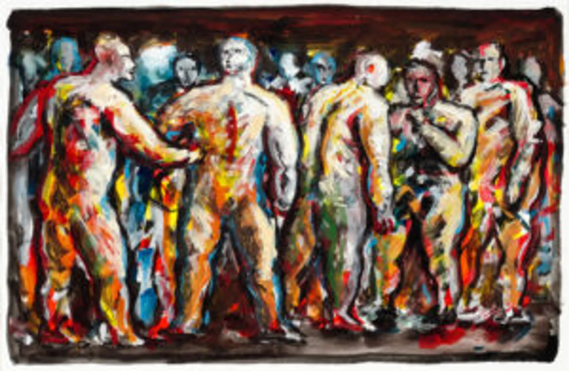 Untitled (Figures in landscape)