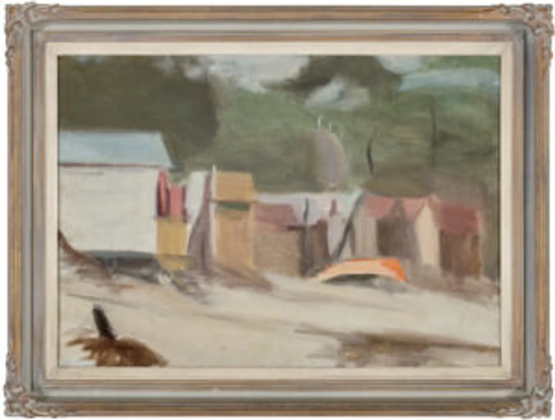 The bathing boxes, Watkins Bay