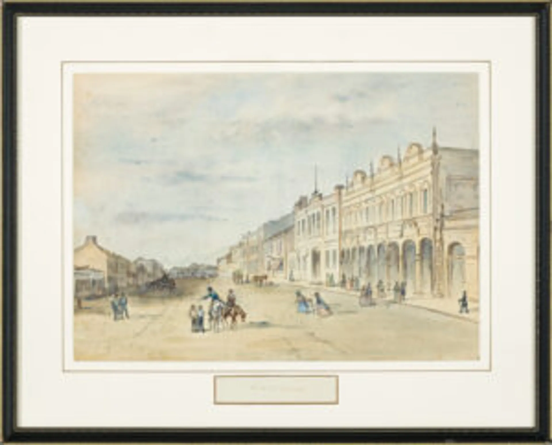 Malop Street, Geelong and The Provident Institute, Melbourne